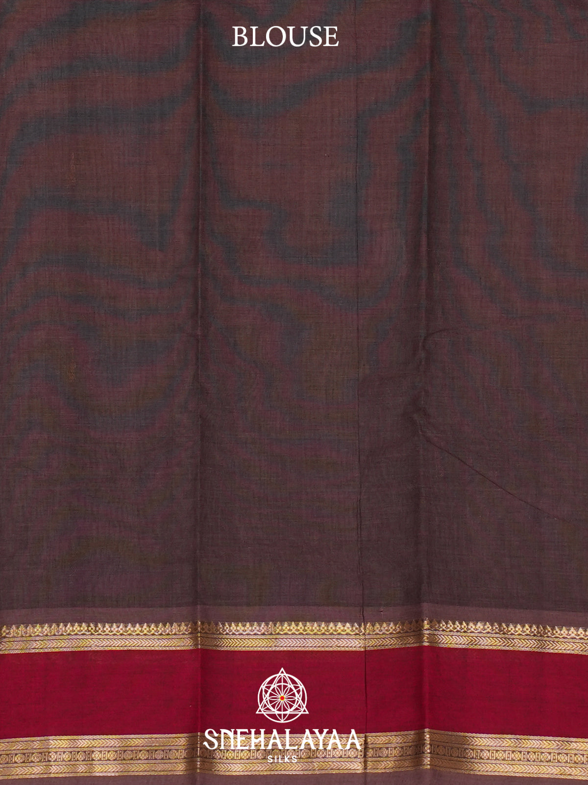 Brown Kanchi Cotton Saree