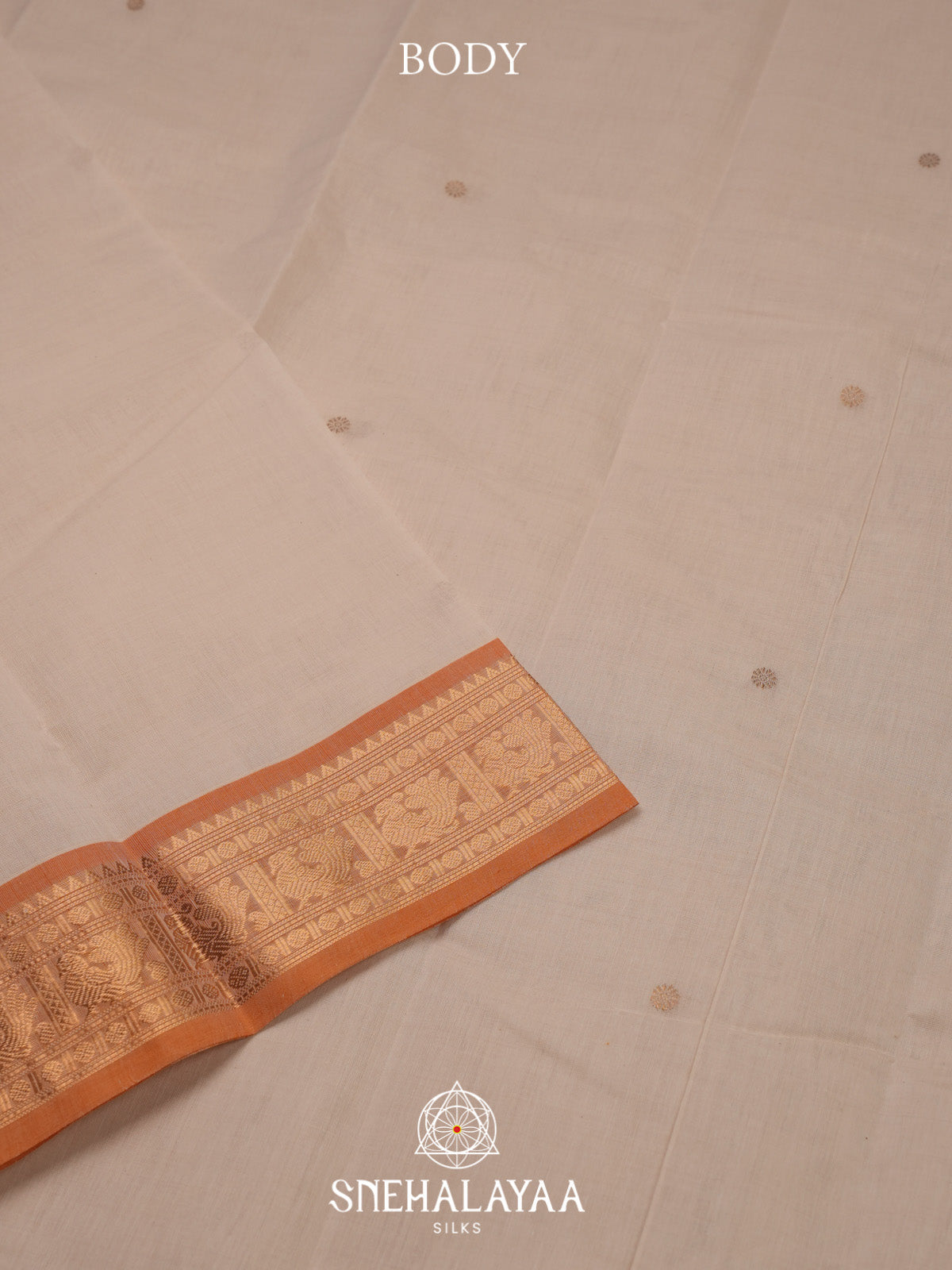 Off White Kanchi Cotton Saree