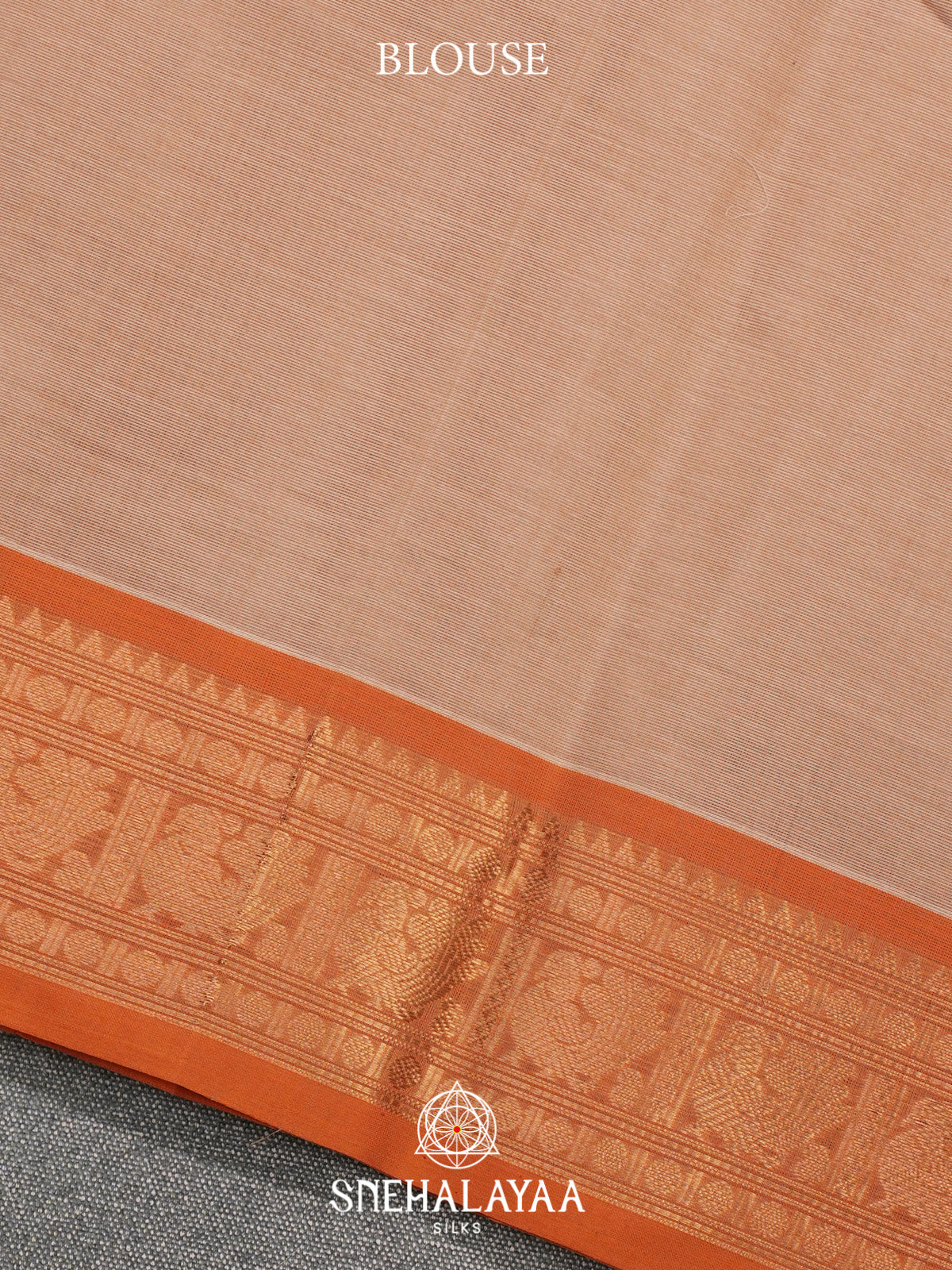 Beige Kanchi Cotton Saree