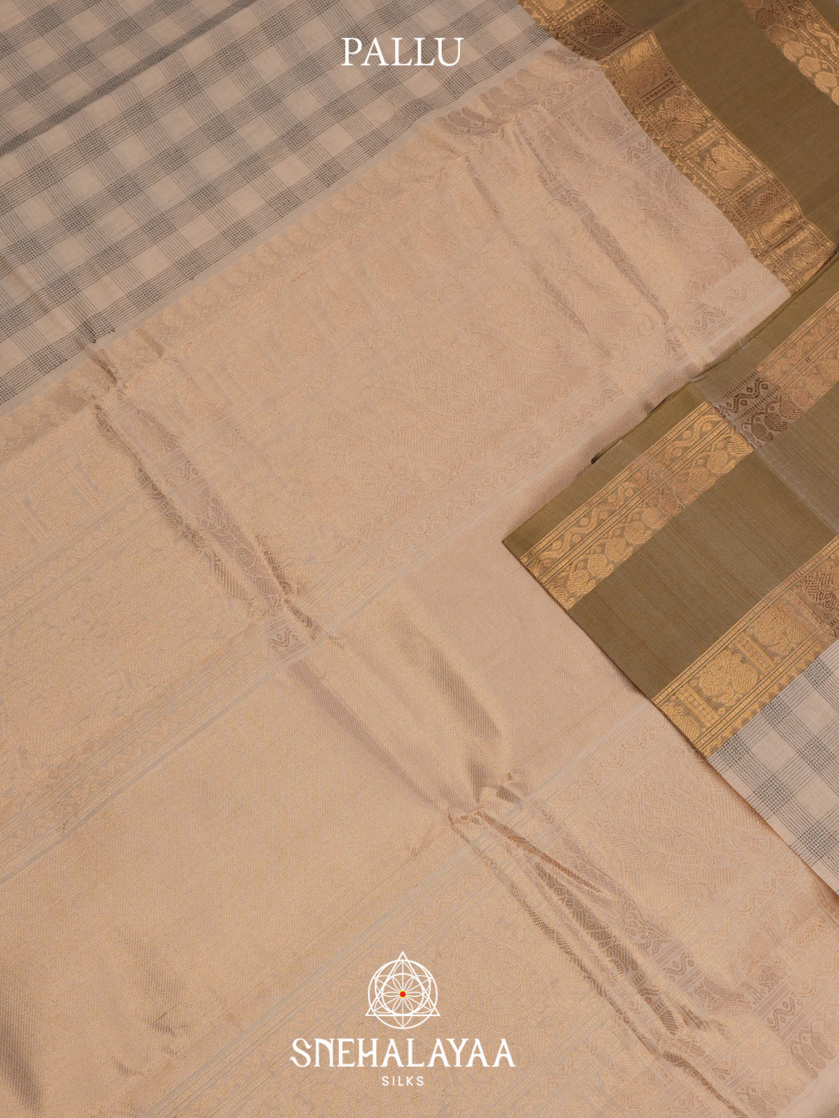 Beige Kanchi Cotton Saree
