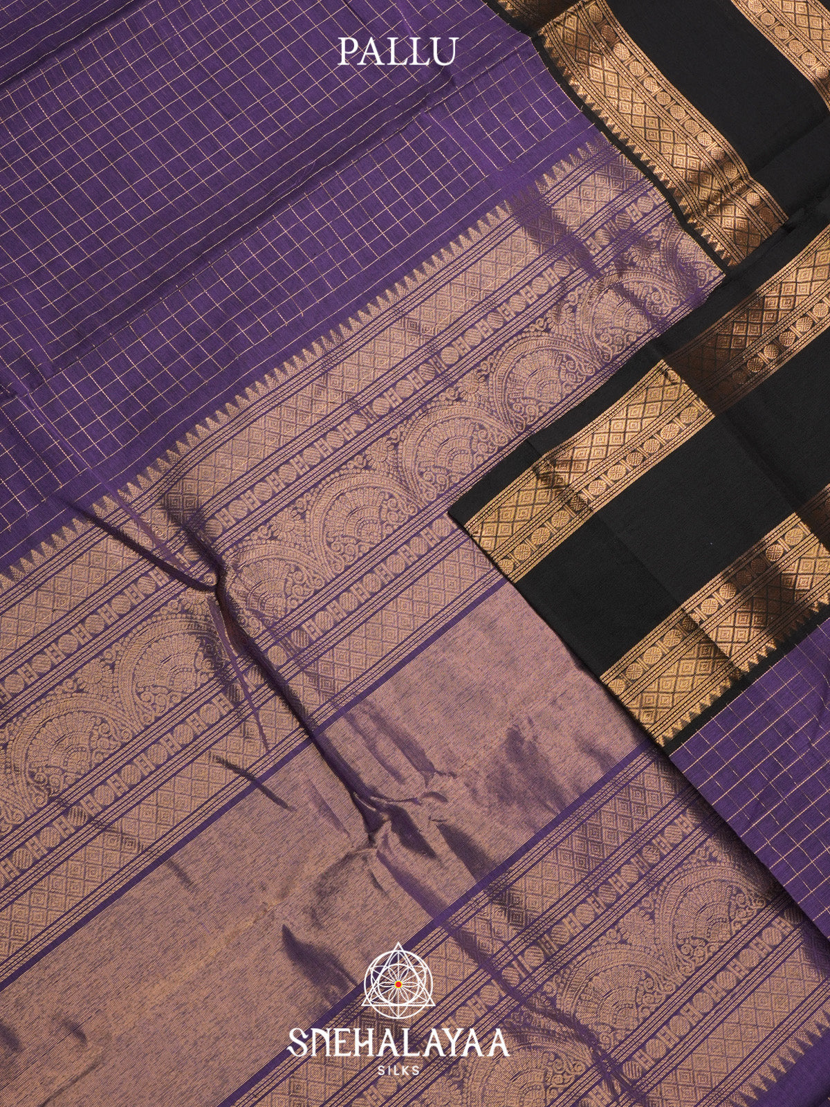 Lilac Kanchi Cotton Saree