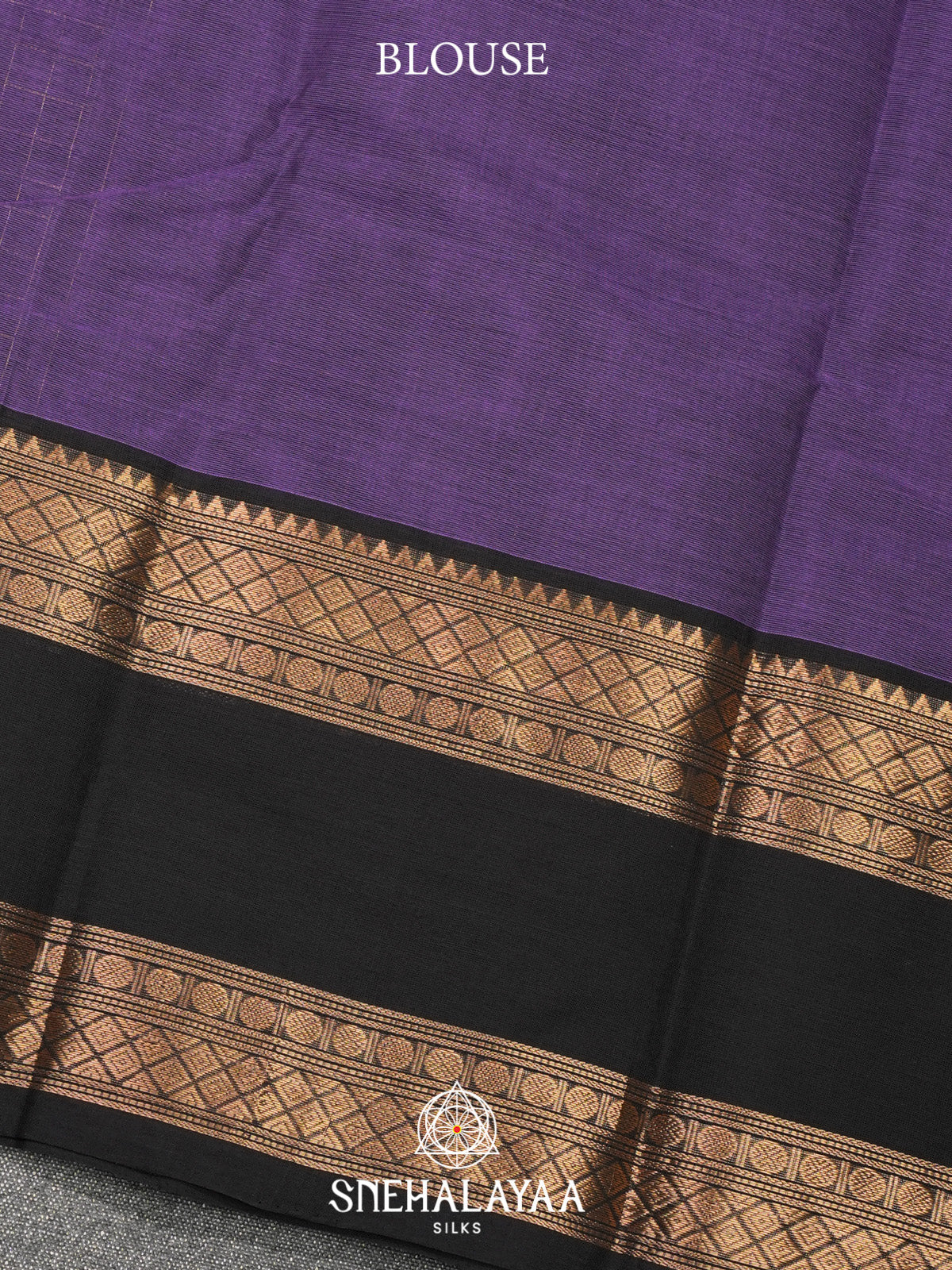 Lilac Kanchi Cotton Saree