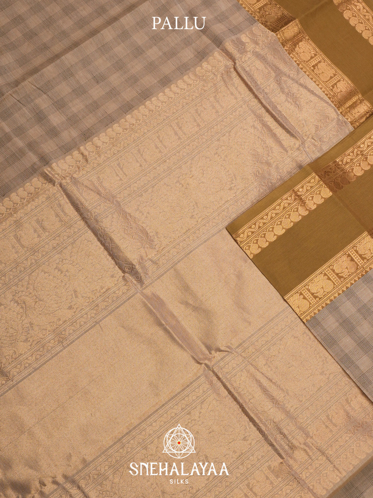Beige Kanchi Cotton Saree