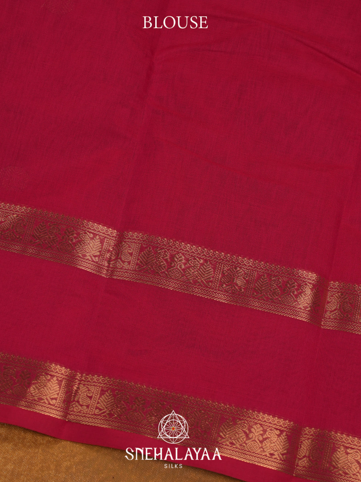 Ruby Pink Kanchi Cotton Saree