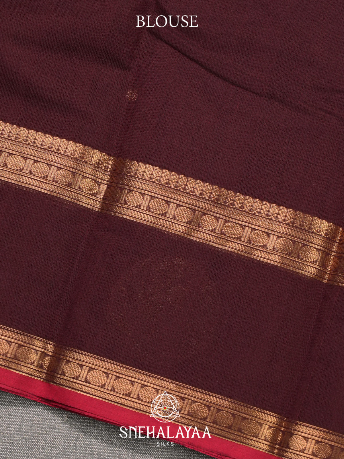 Coffee Brown Kanchi Cotton Saree