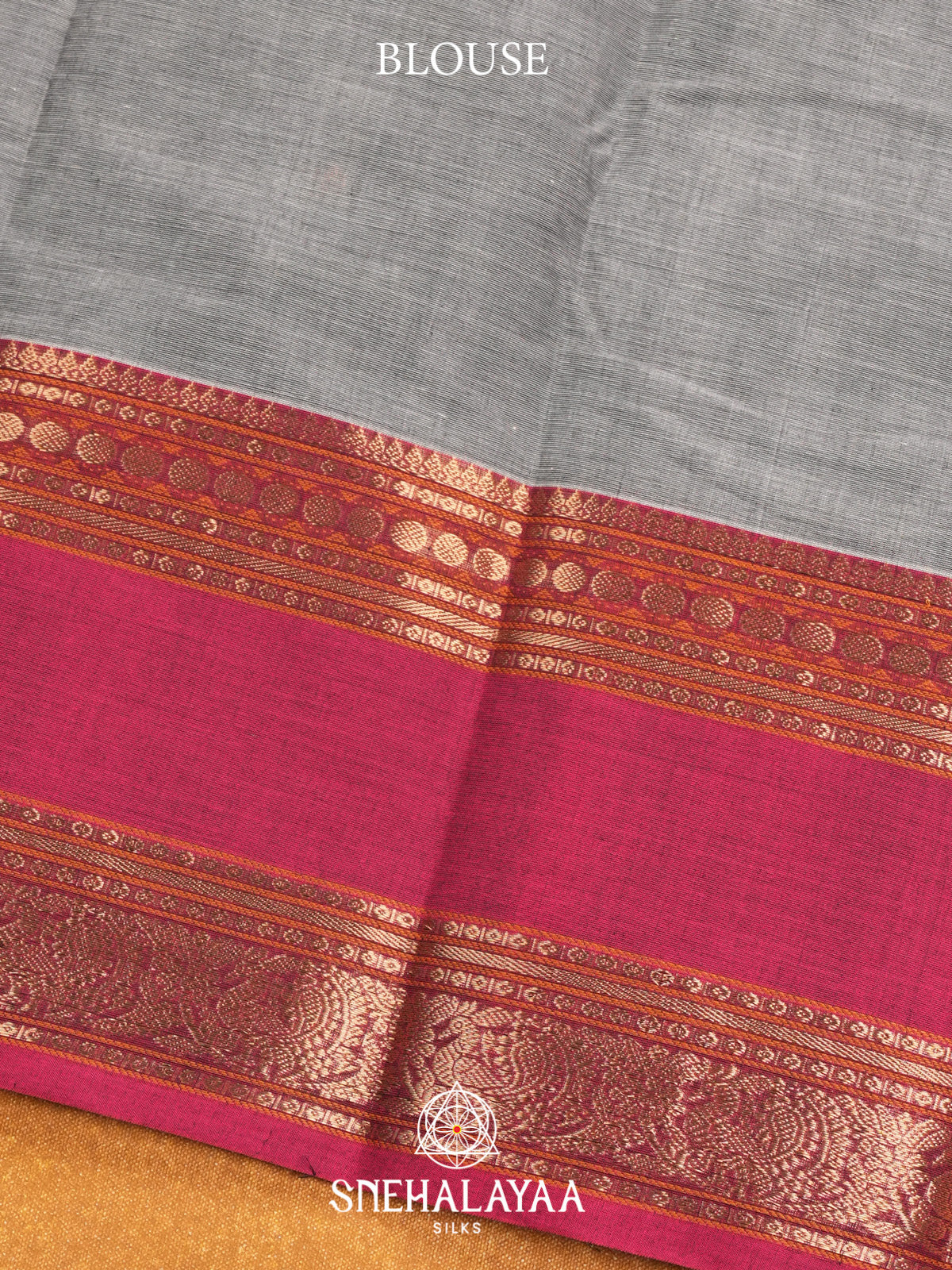 Grey Kanchi Cotton Saree