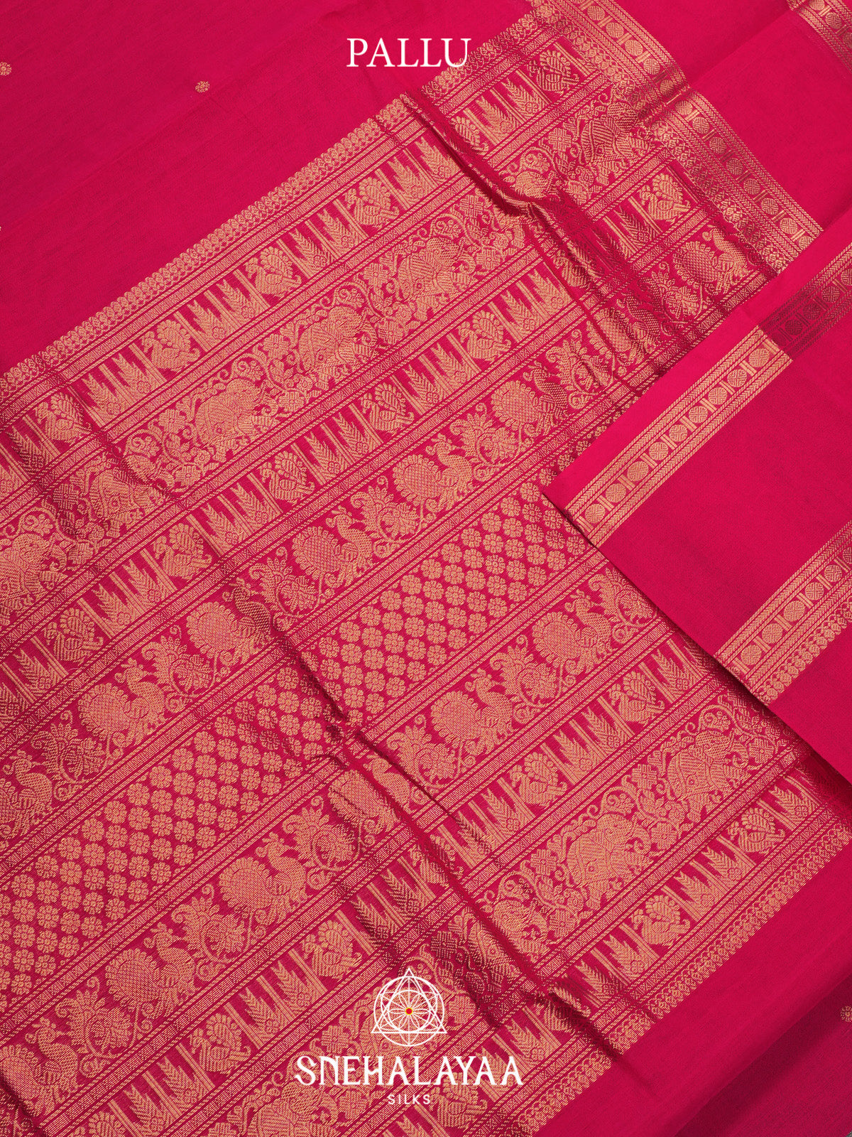 Pink Kanchi Cotton Saree