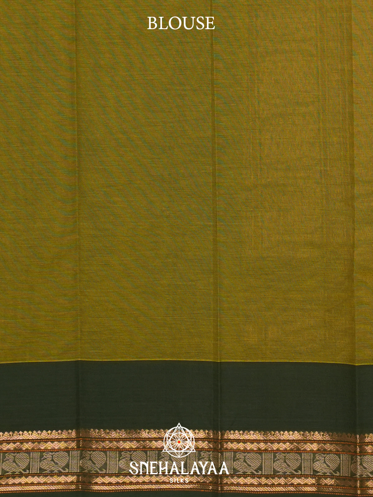 Mehendi Green Kanchi Cotton Saree