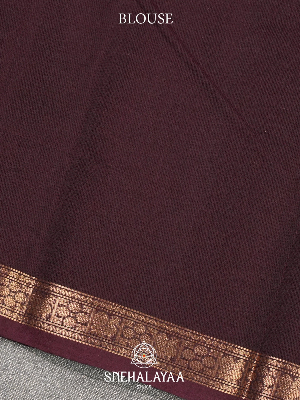 Brown Kanchi Cotton Saree