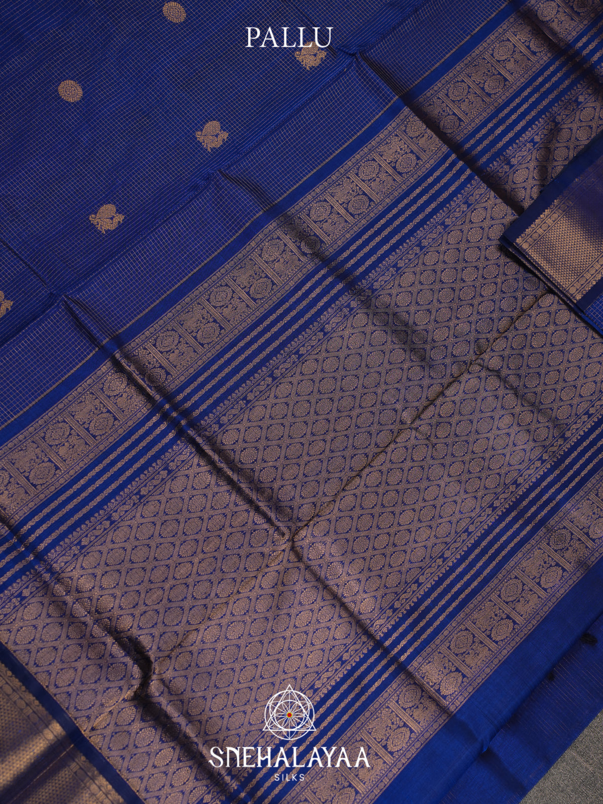 Royal Blue Silk Cotton Saree