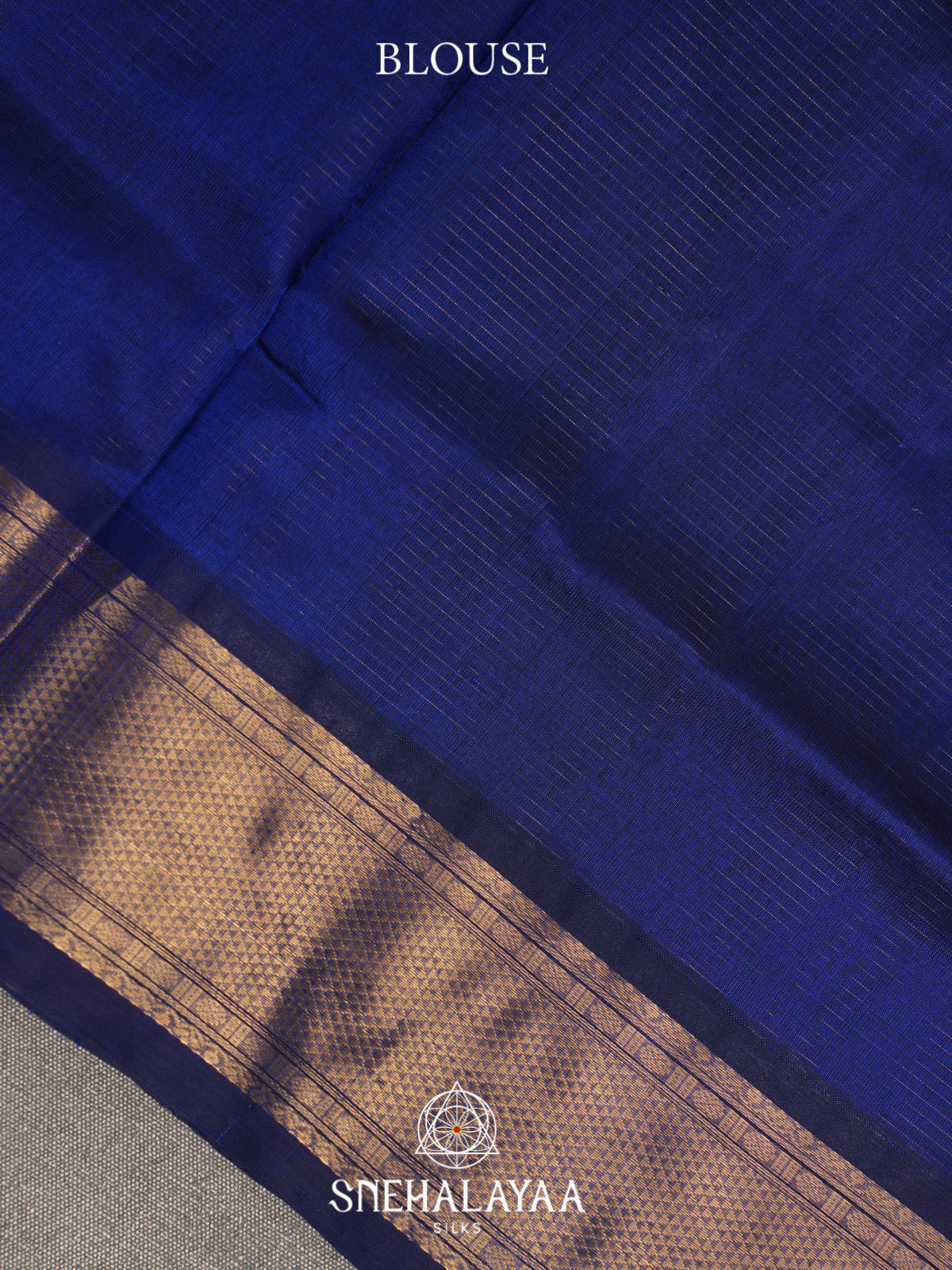 Royal Blue Silk Cotton Saree