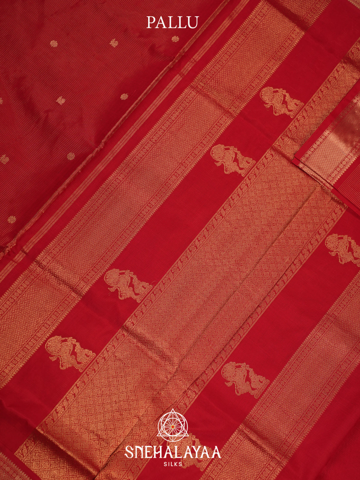 Red Silk Cotton Saree