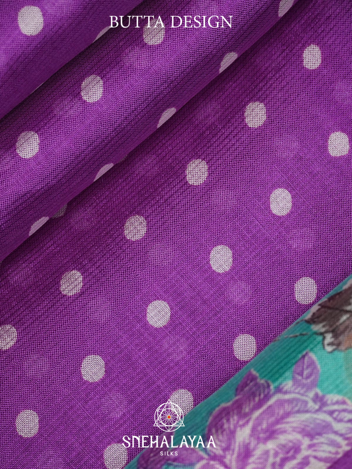Violet Tussar saree