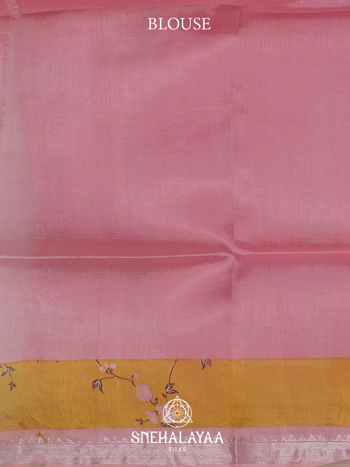 Yellow Mangalagiri Silk Cotton Saree