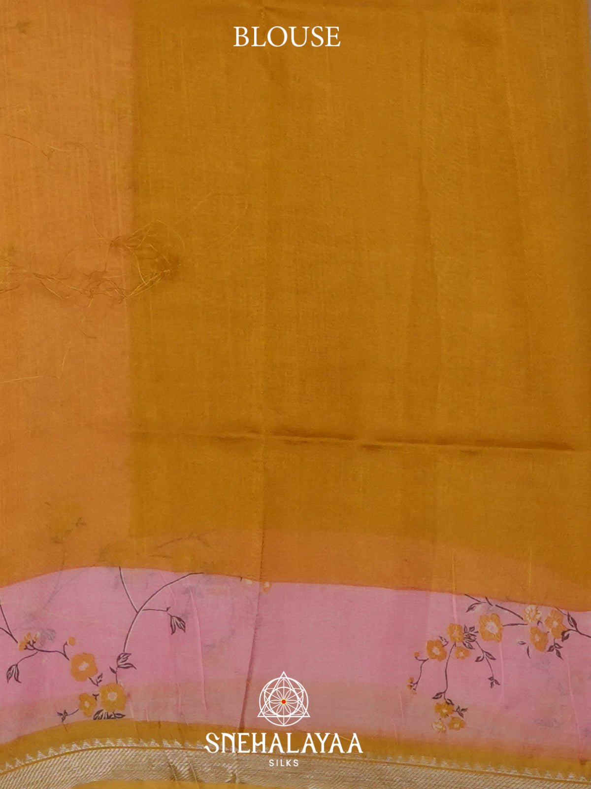 Baby Pink Tussar saree