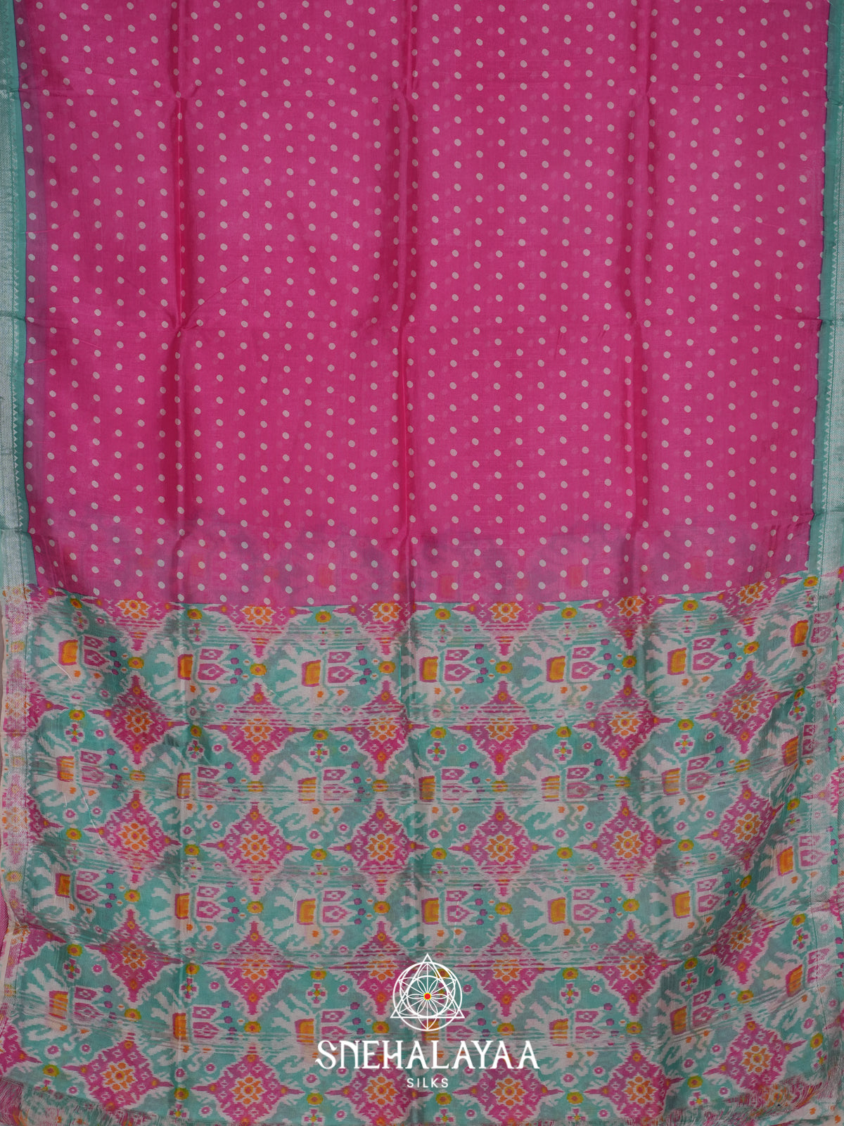 Rani Pink Mangalagiri Silk Cotton Saree