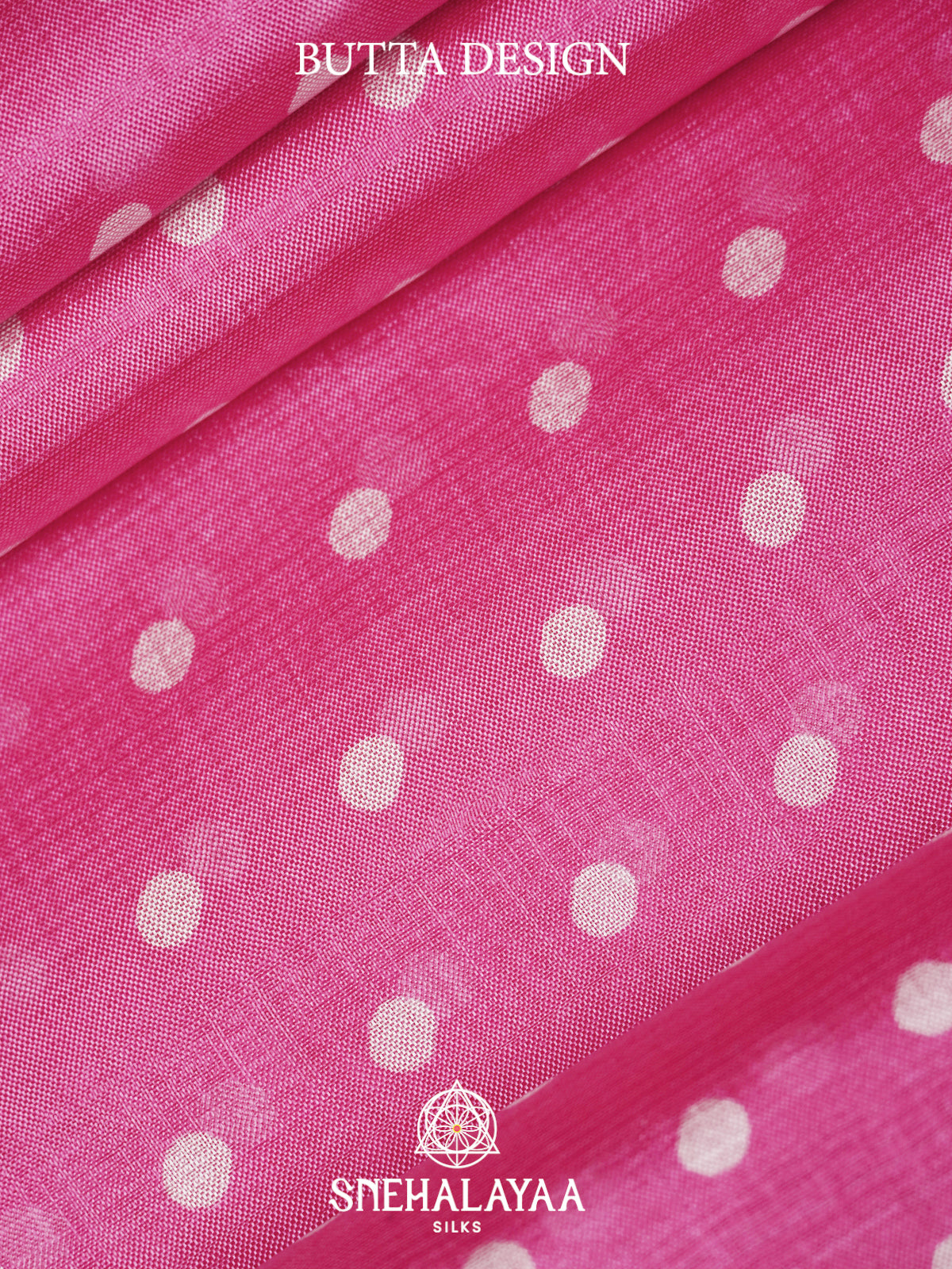 Fuchsia Pink Tussar saree