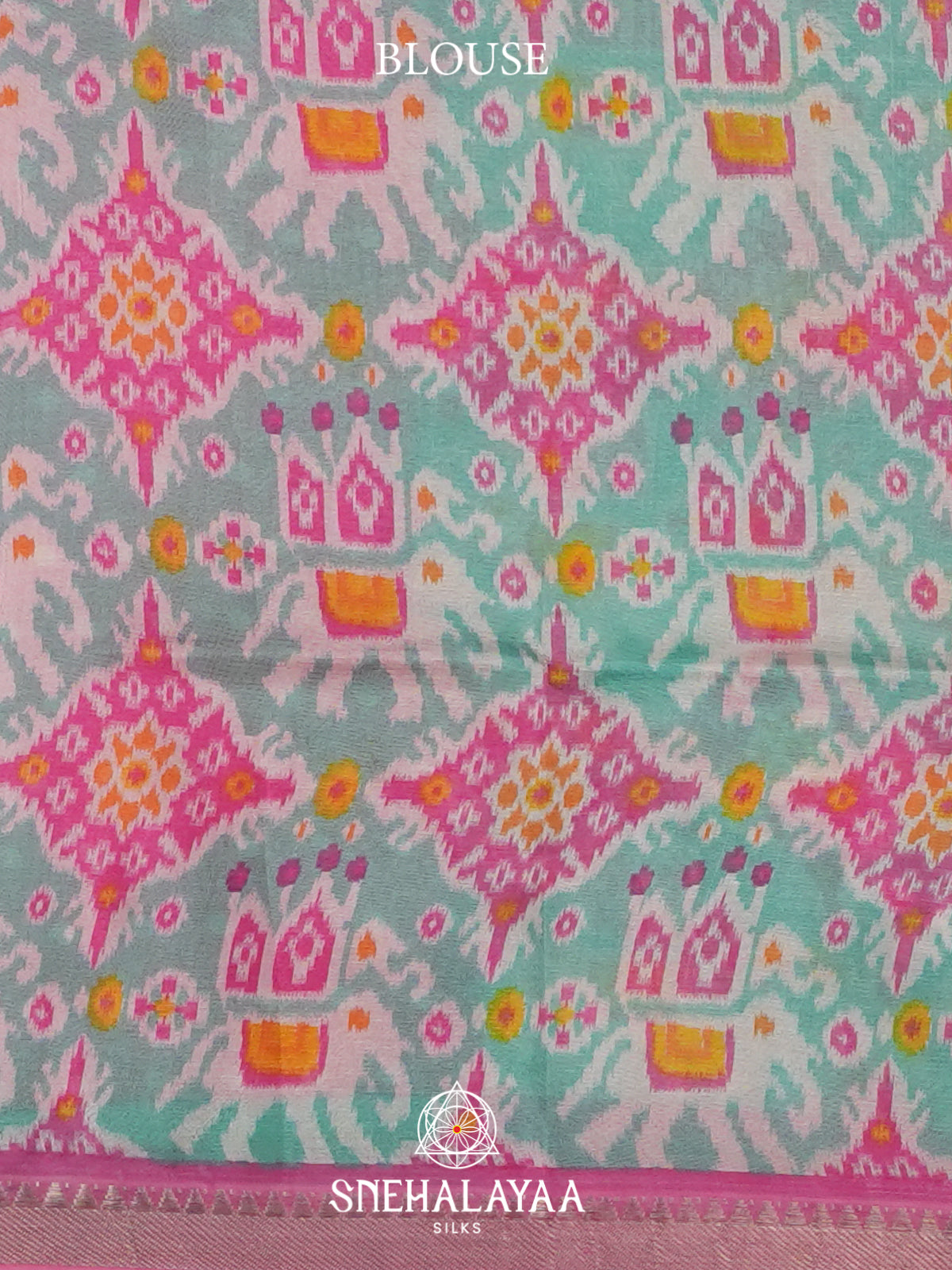 Fuchsia Pink Tussar saree