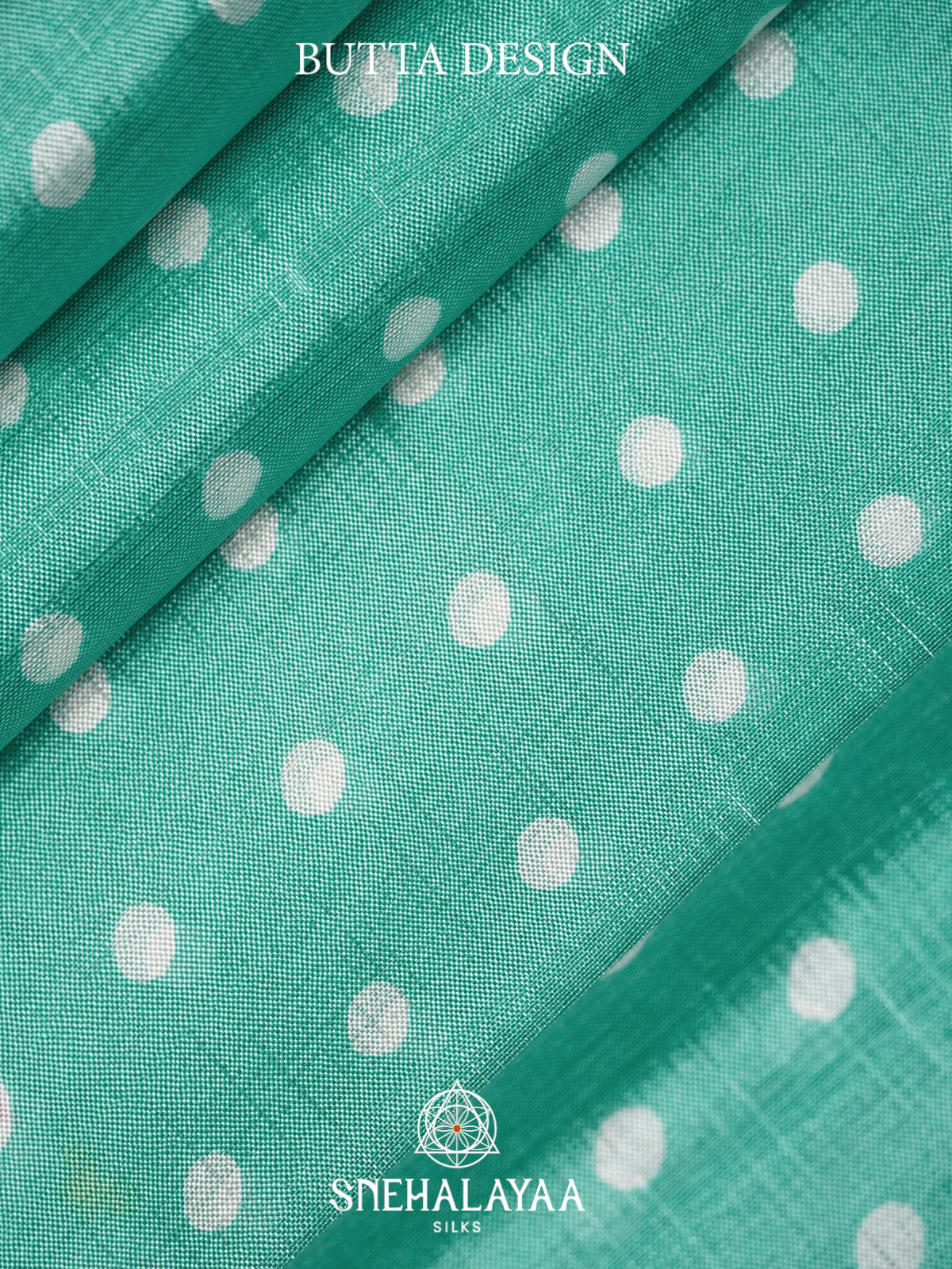 Teal Green Tussar saree