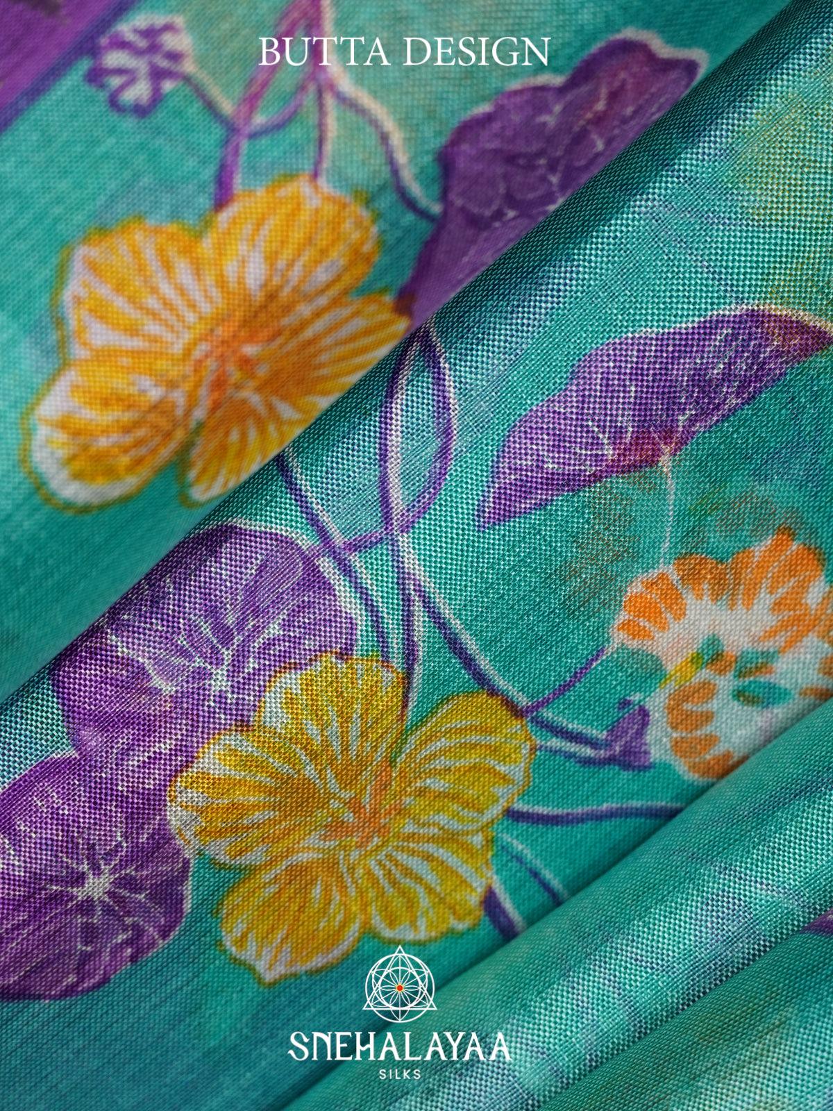 Teal Green Mangalagiri Silk Cotton Saree