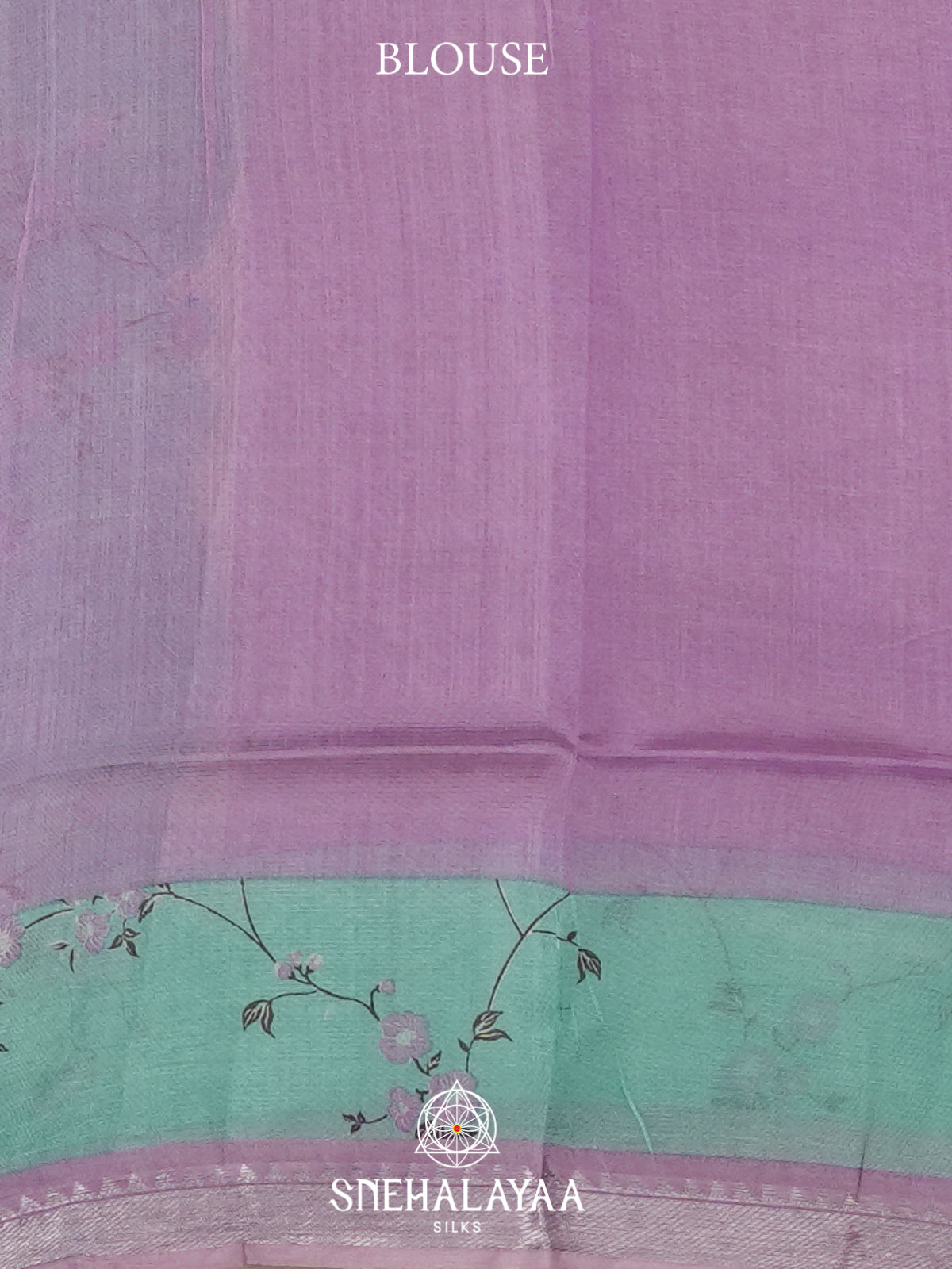 Teal Green Tussar saree
