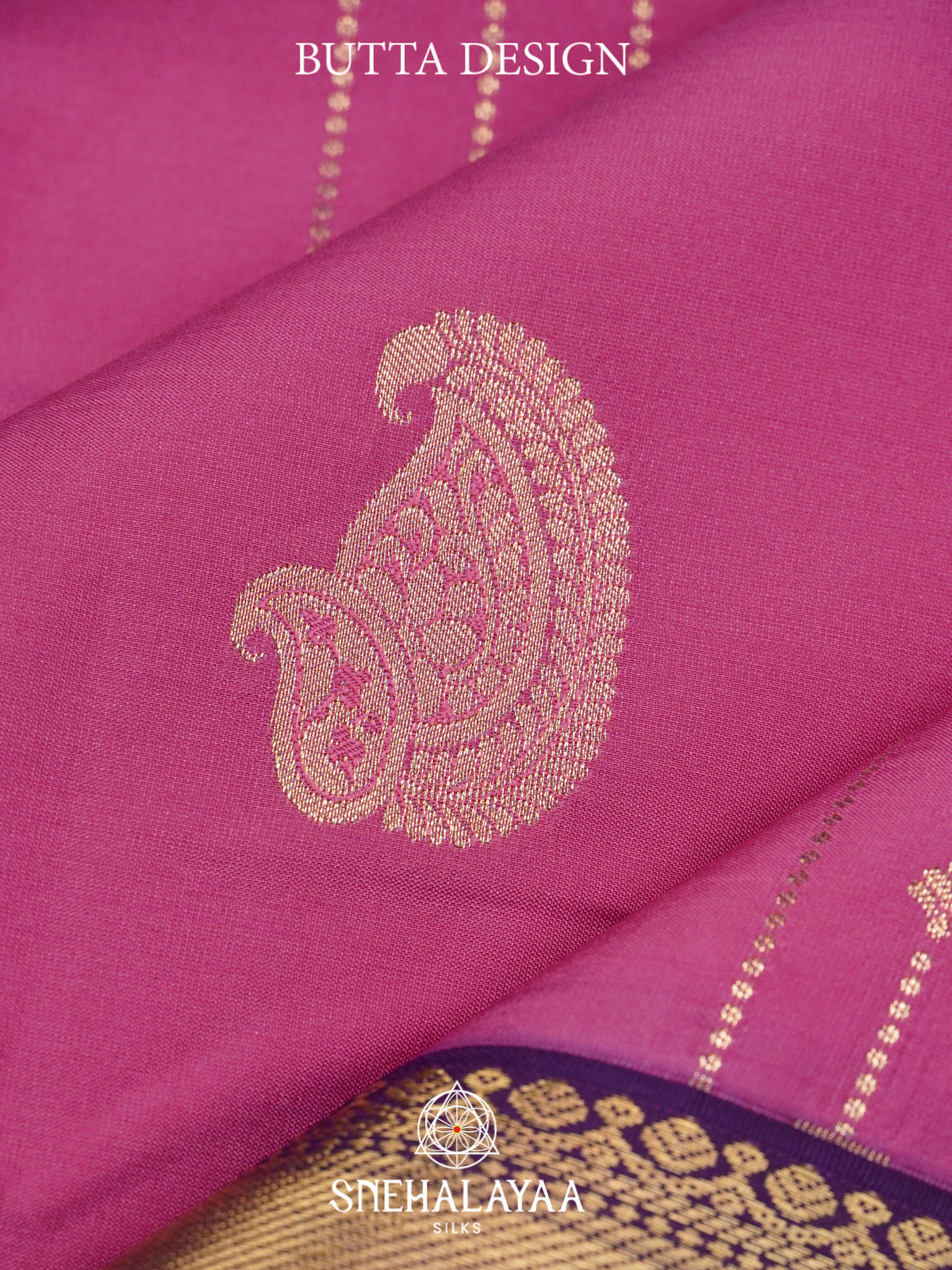 Pink Art Silk Saree