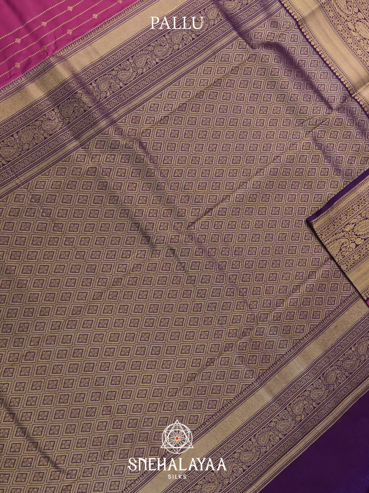 Pink Art Silk Saree