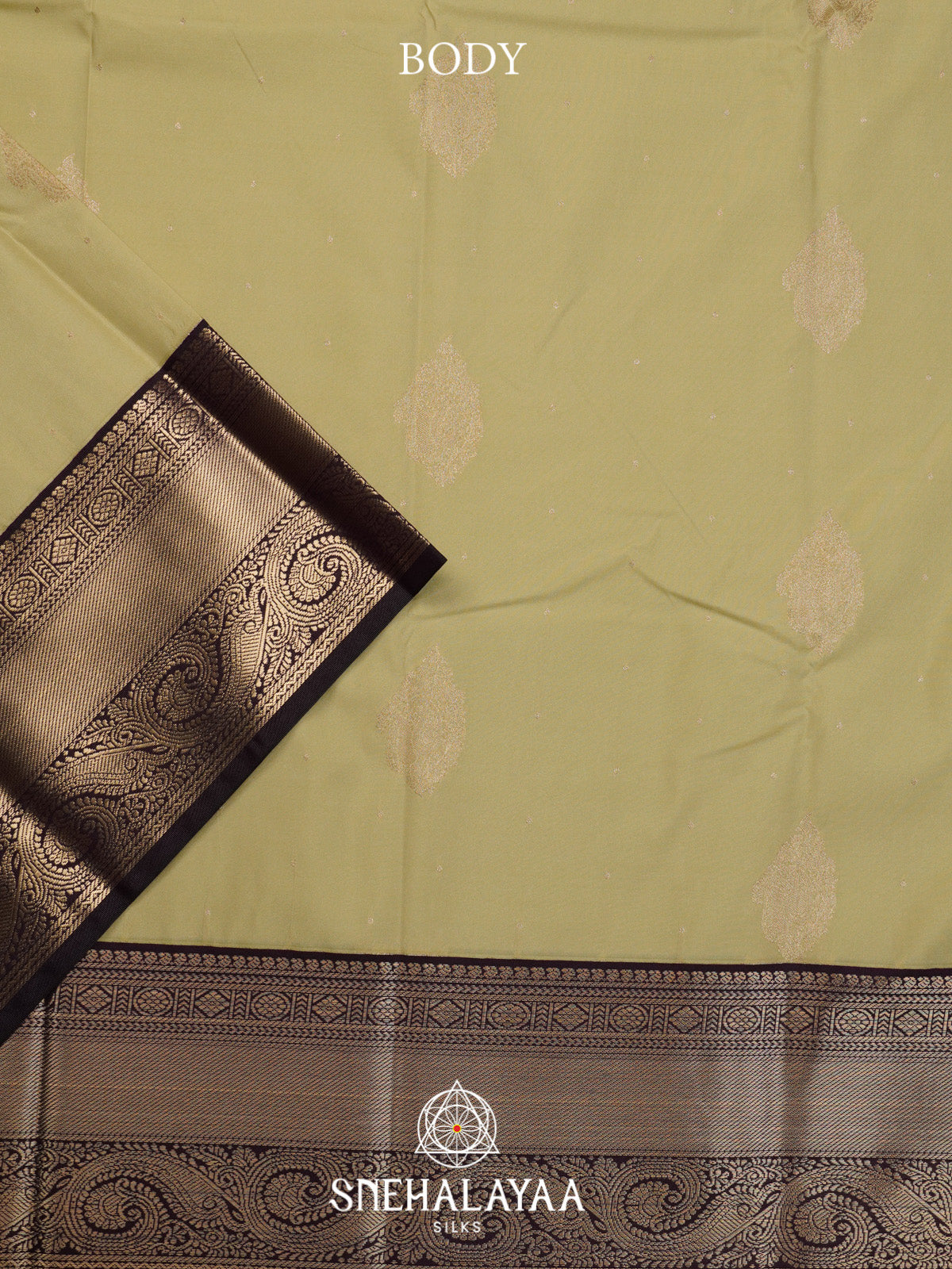 Pista Green Art Silk Saree