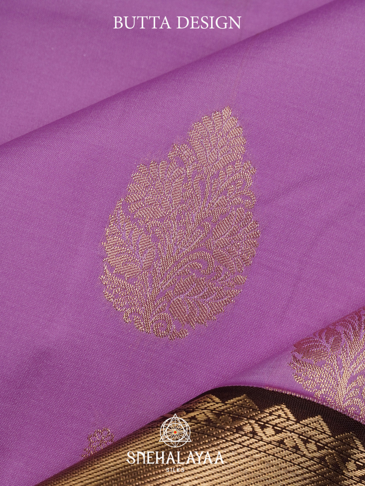 Lilac Art Silk Saree