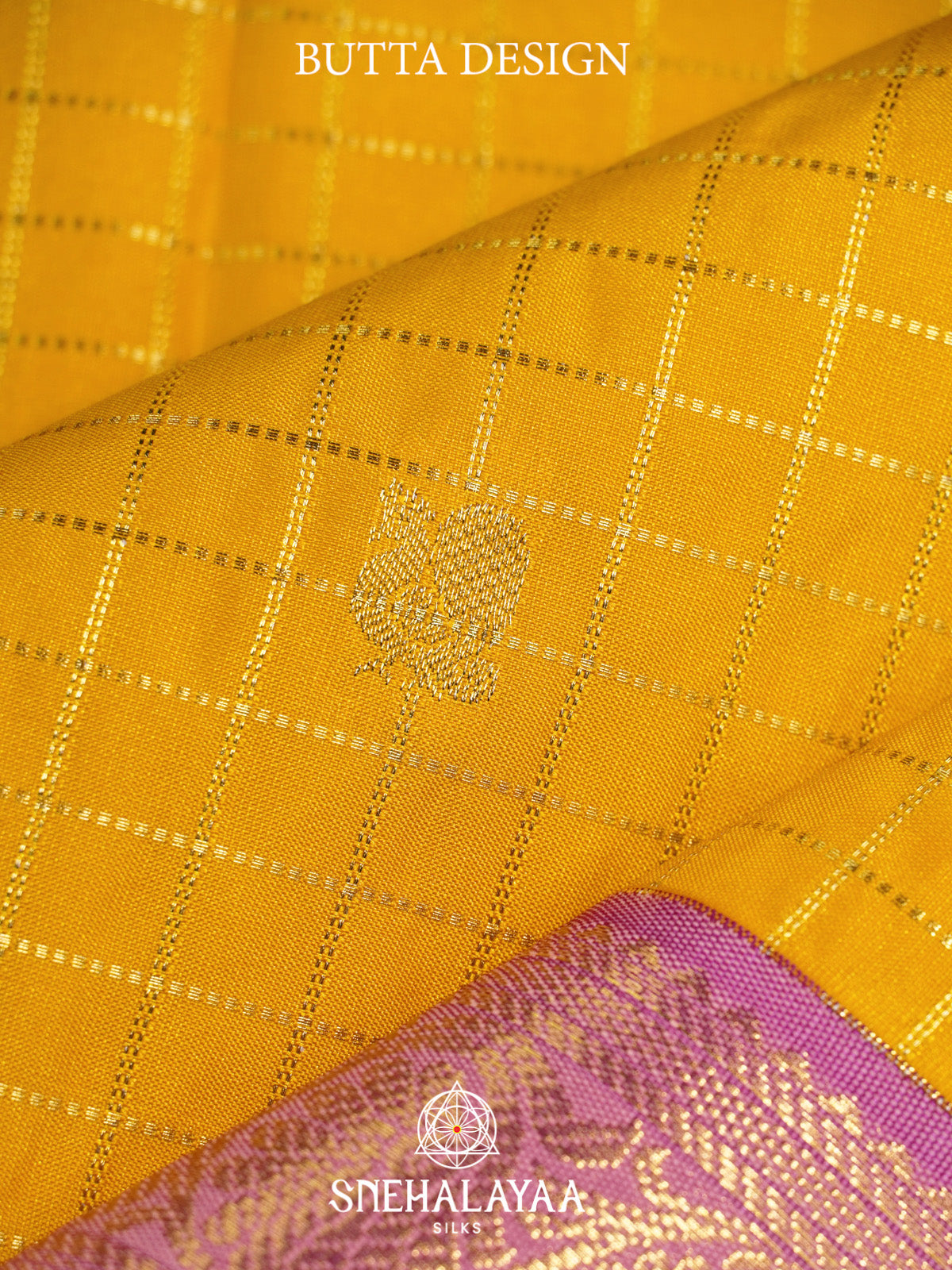 Yellow Art Silk Saree