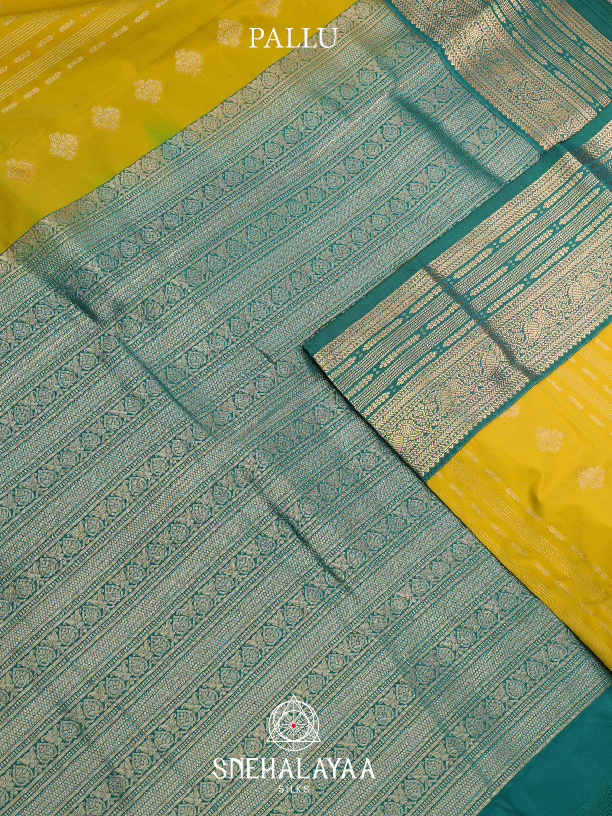 Lemon Yellow Art Silk Saree