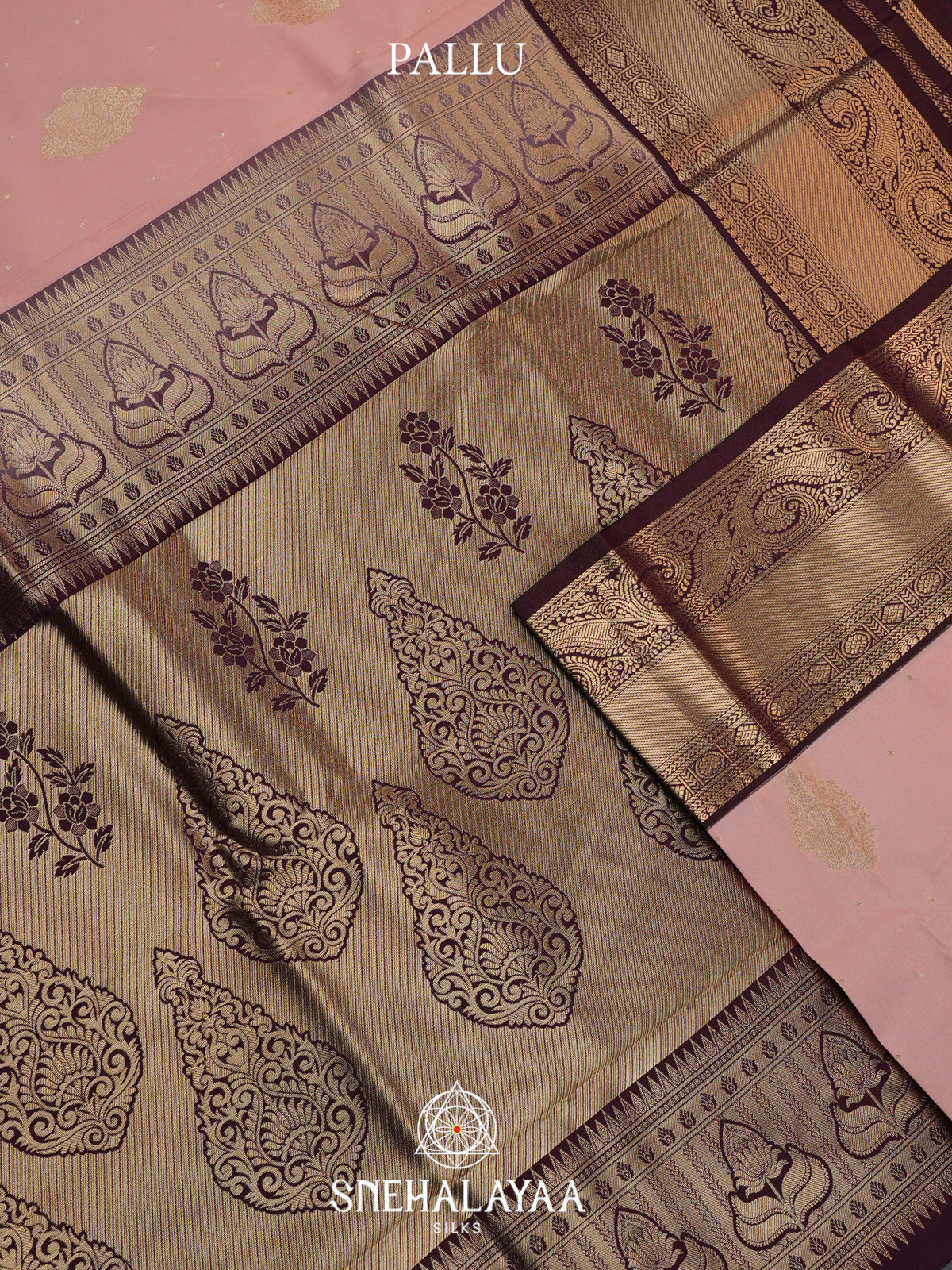 Mauve Pink Art Silk Saree