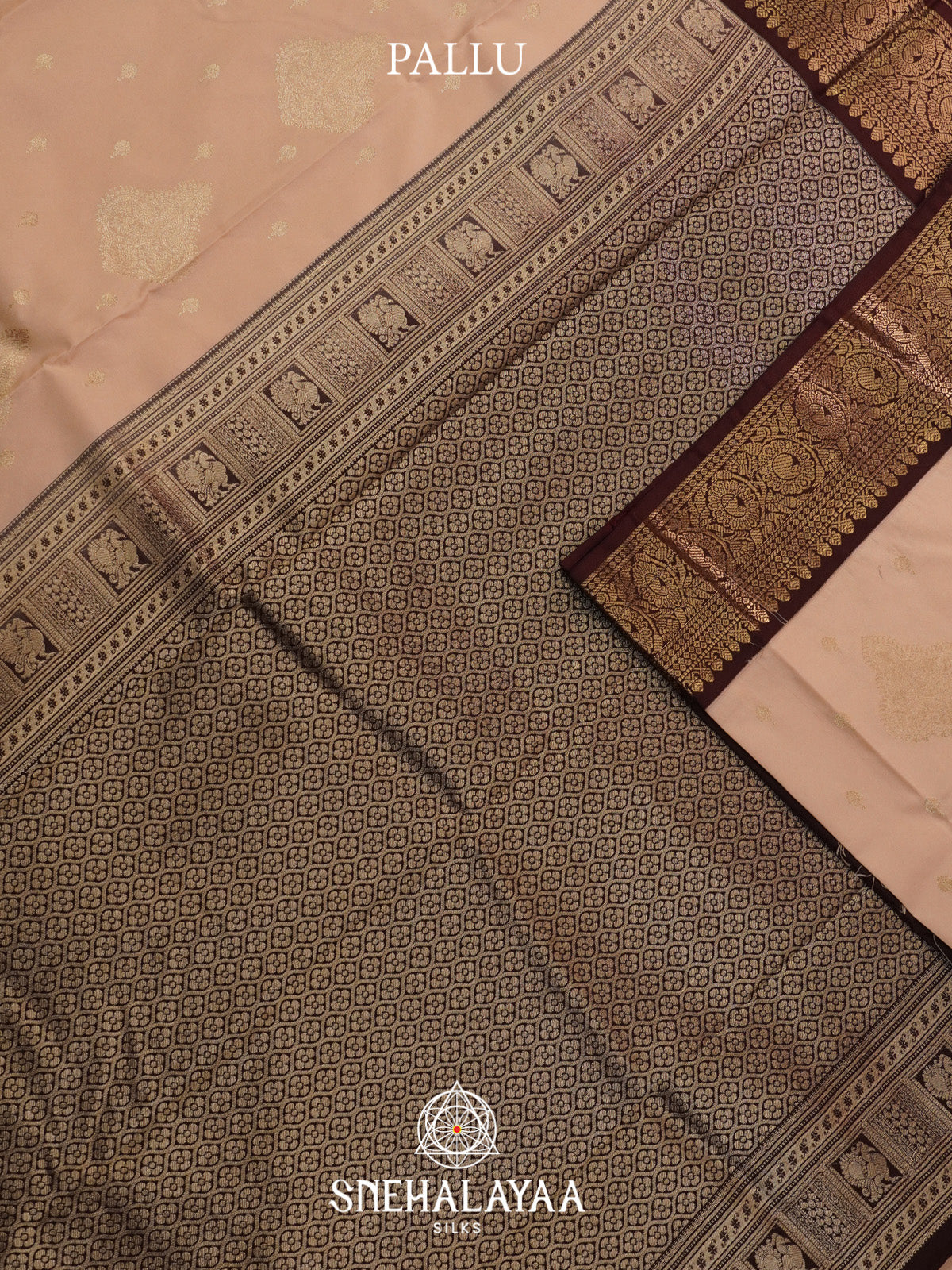 Beige Art Silk Saree