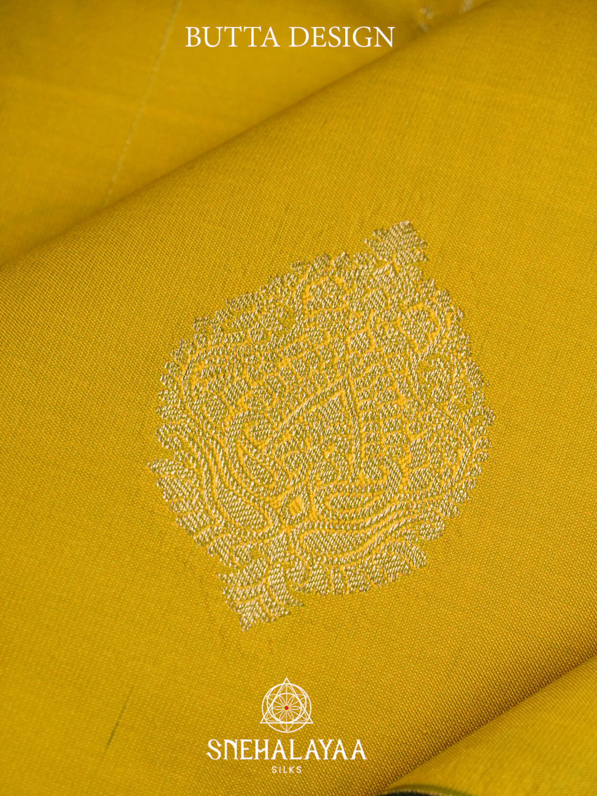 Lemon Yellow Art Silk Saree