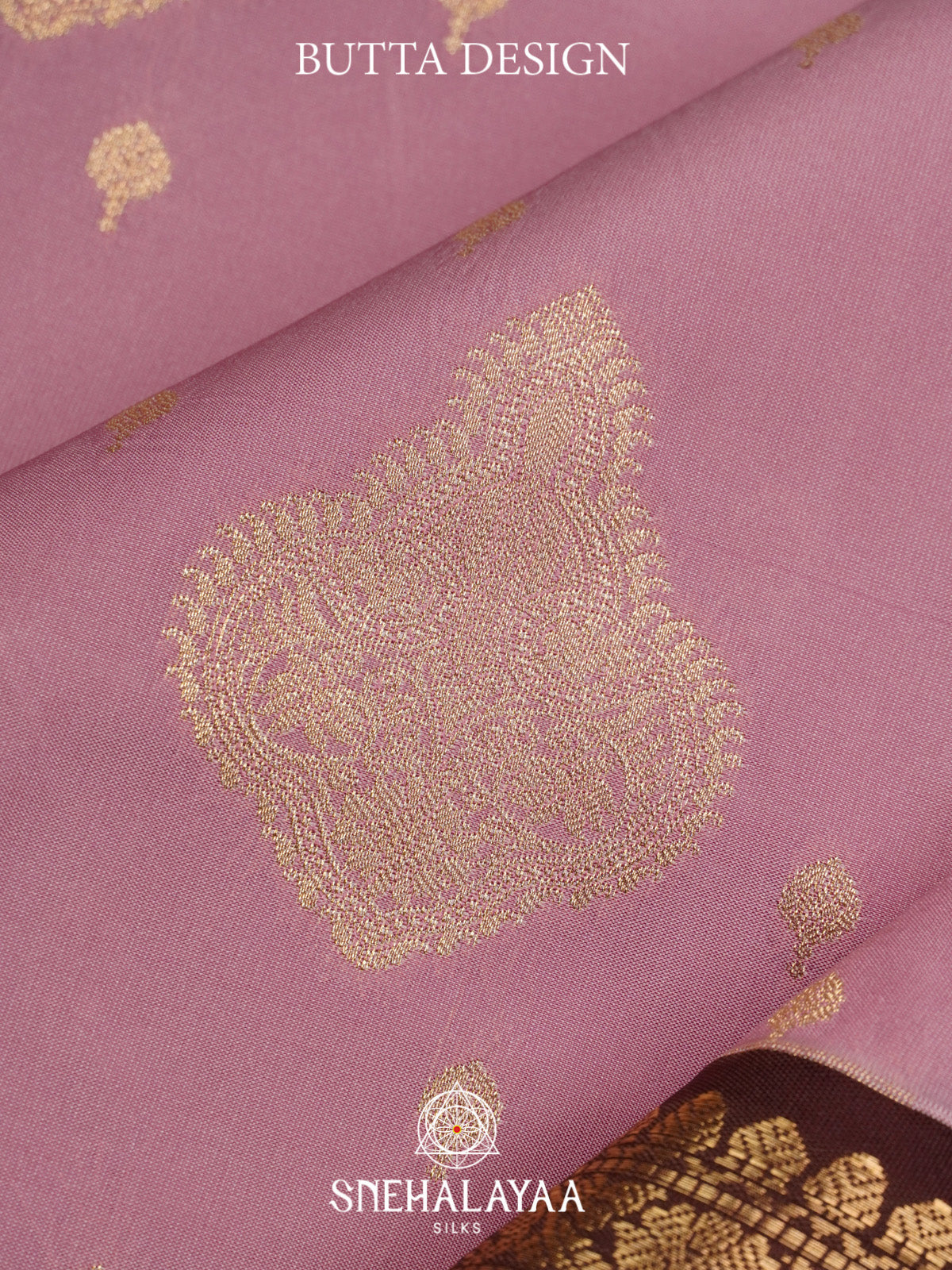 Mauve Pink Art Silk Saree