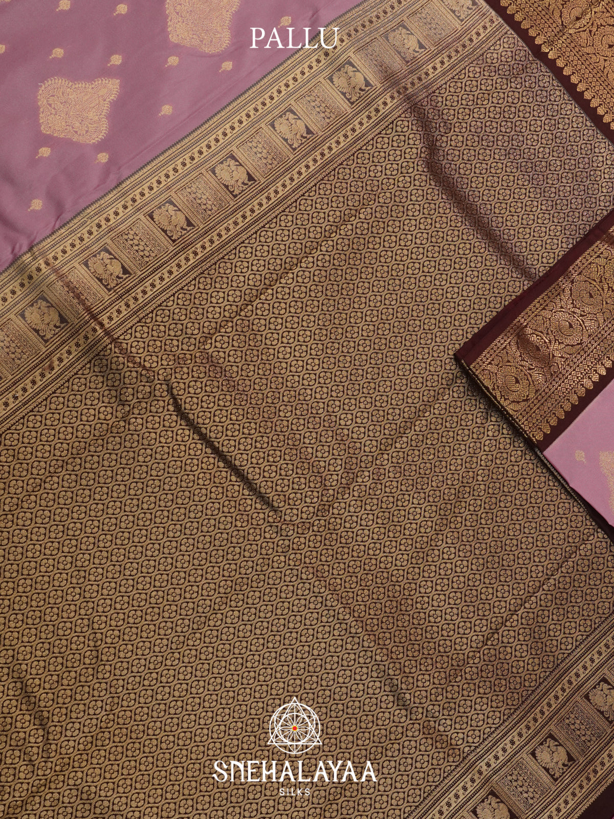 Mauve Pink Art Silk Saree