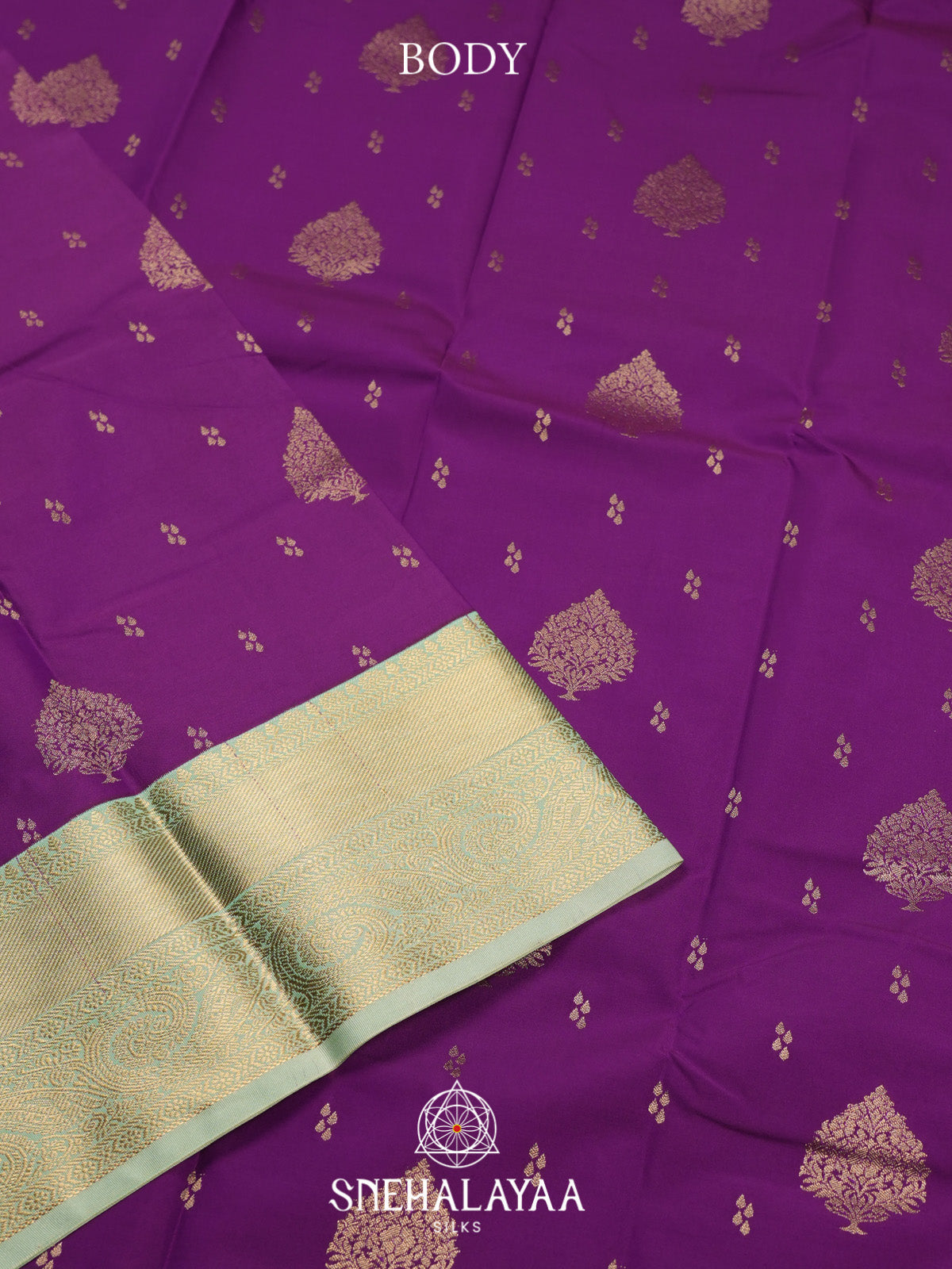 Magenta Art Silk Saree