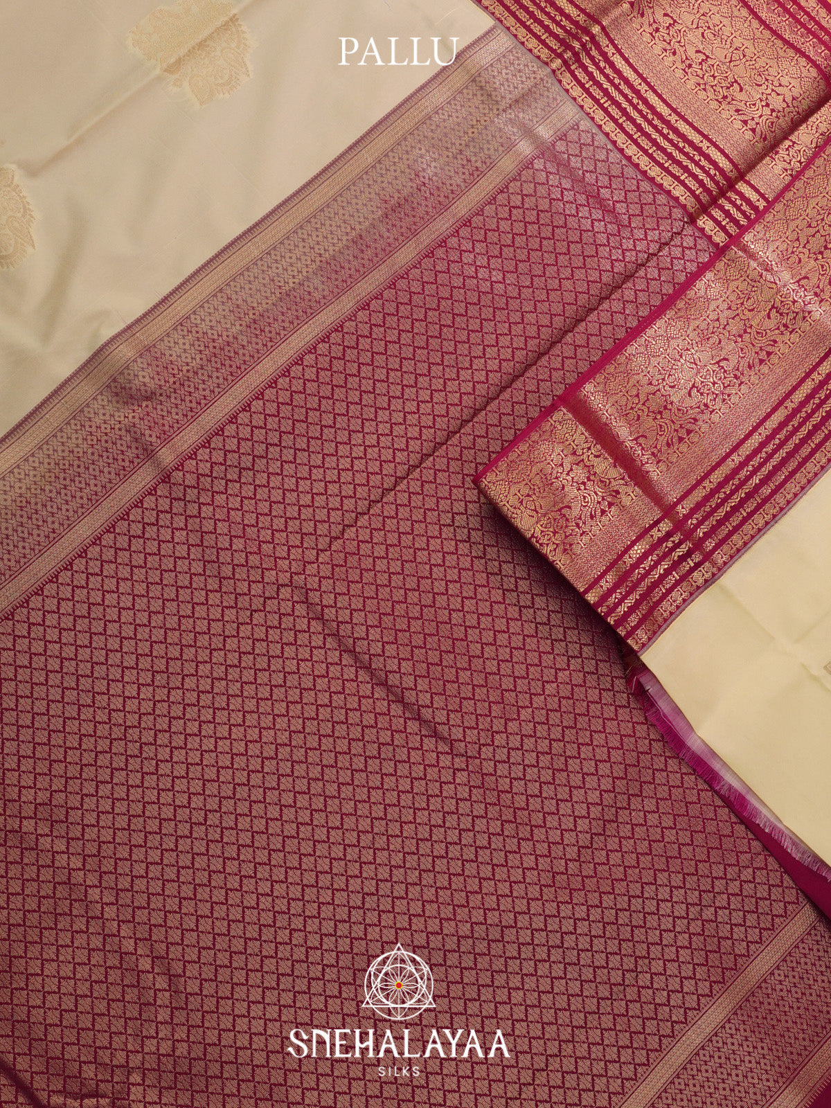 Pale Yellow Art Silk Saree