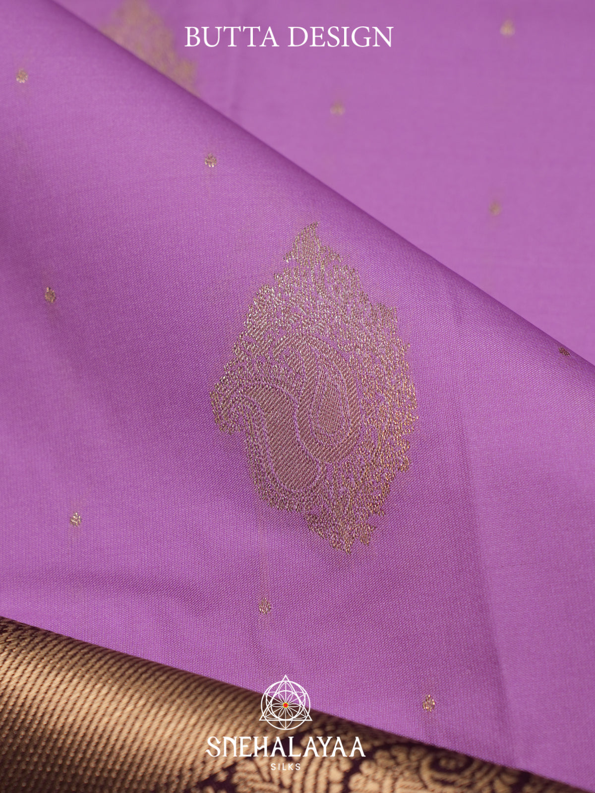 Lilac Art Silk Saree