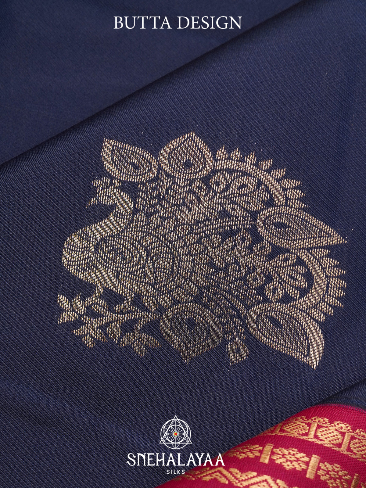 Midnight Blue Art Silk Saree