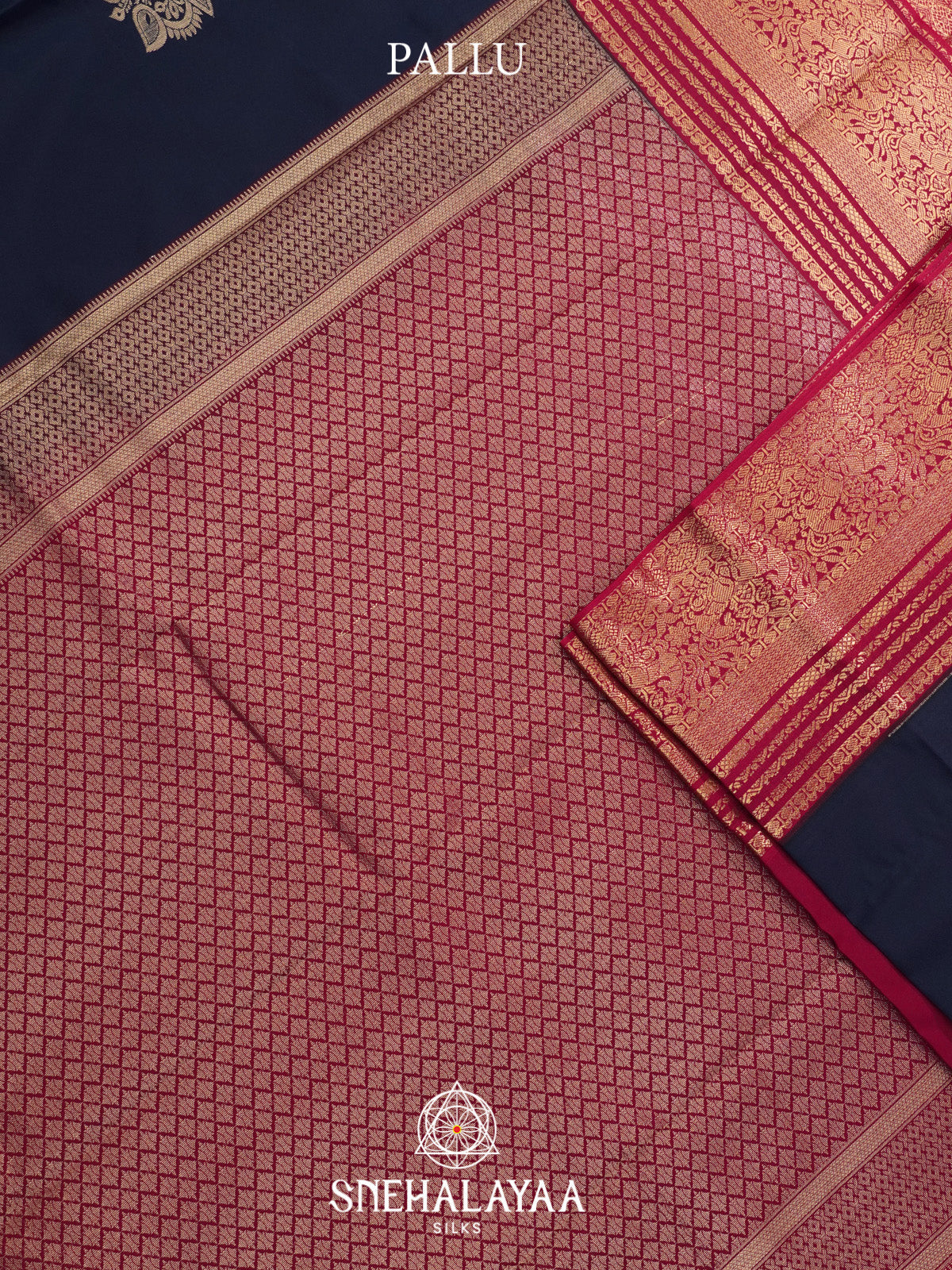 Midnight Blue Art Silk Saree