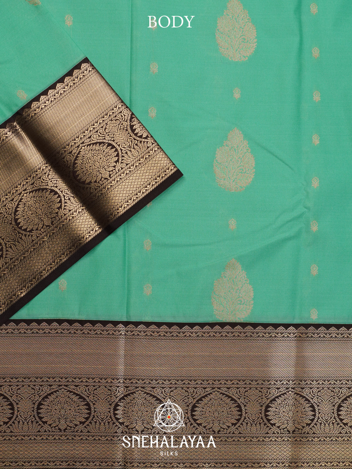 Mint Green Art Silk Saree