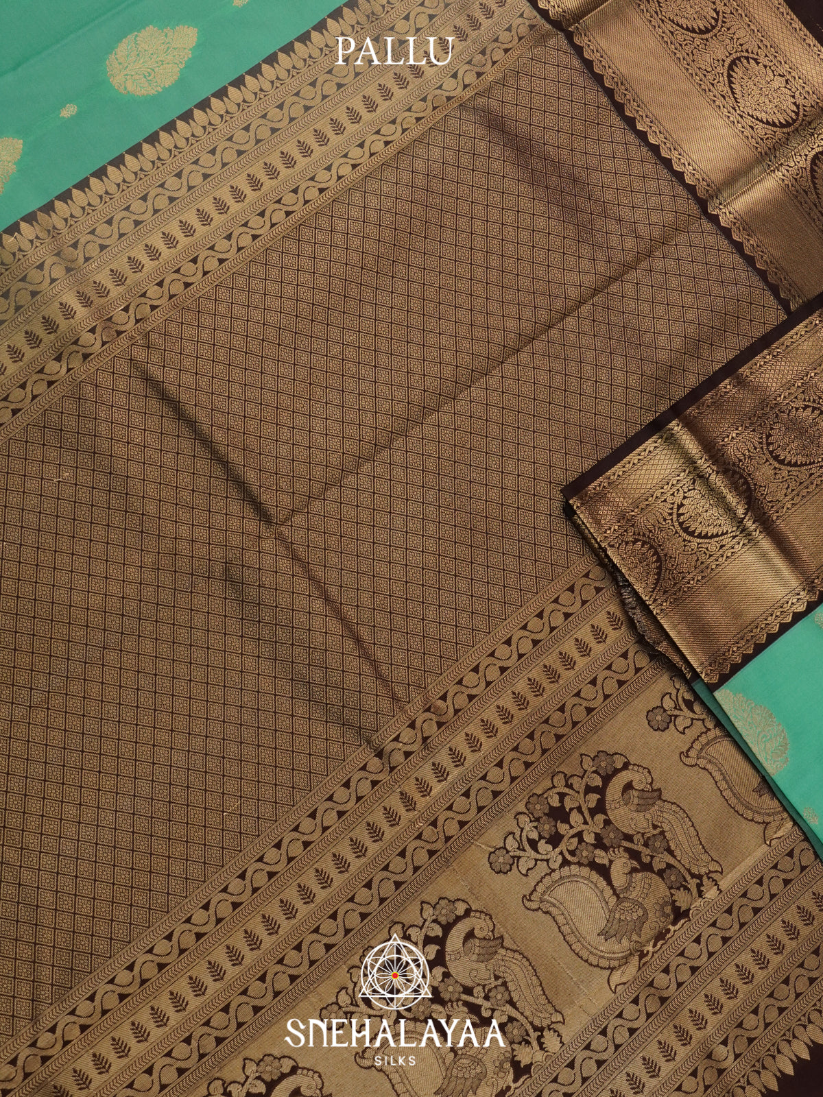 Mint Green Art Silk Saree