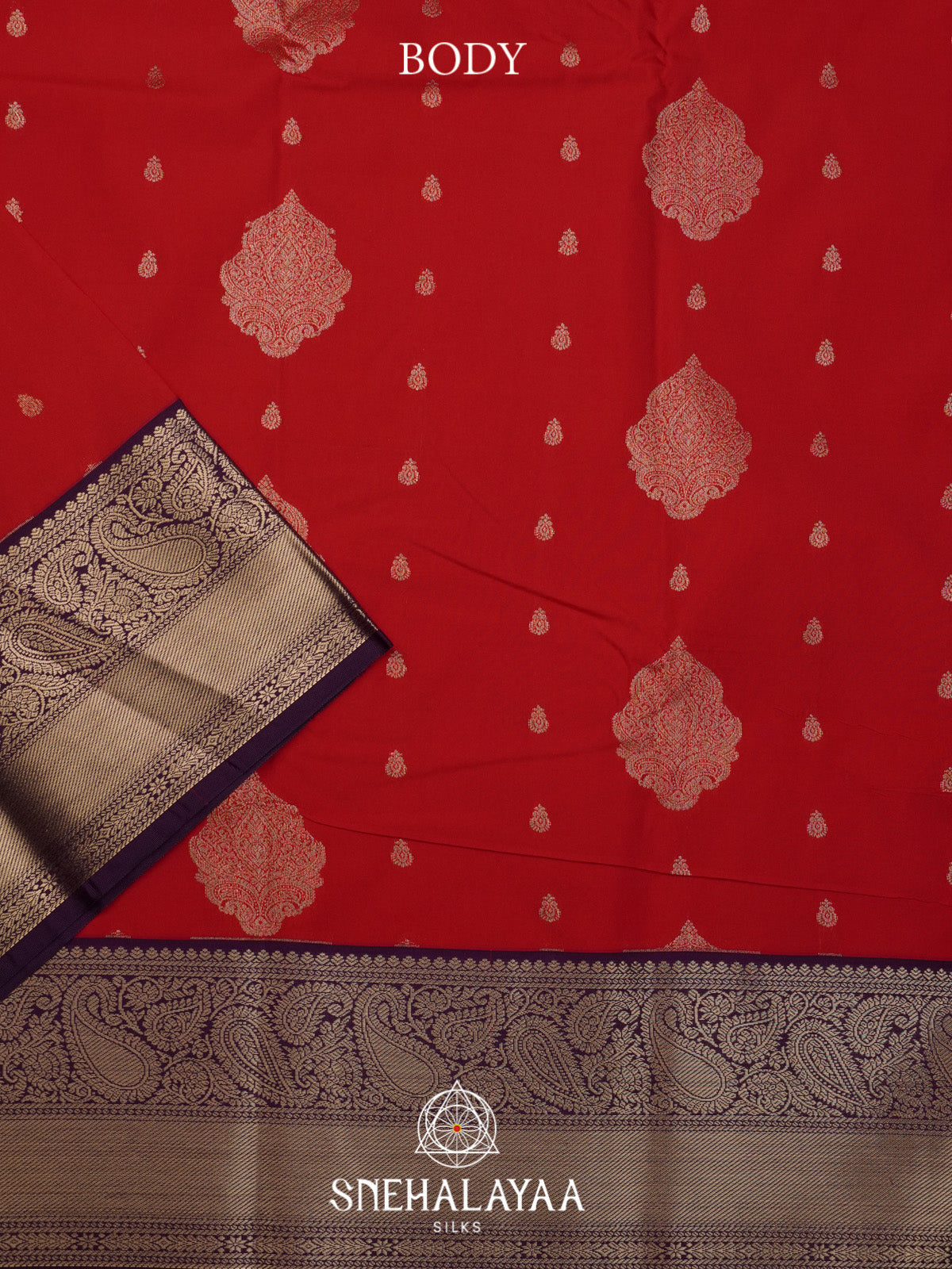 Red Art Silk Saree