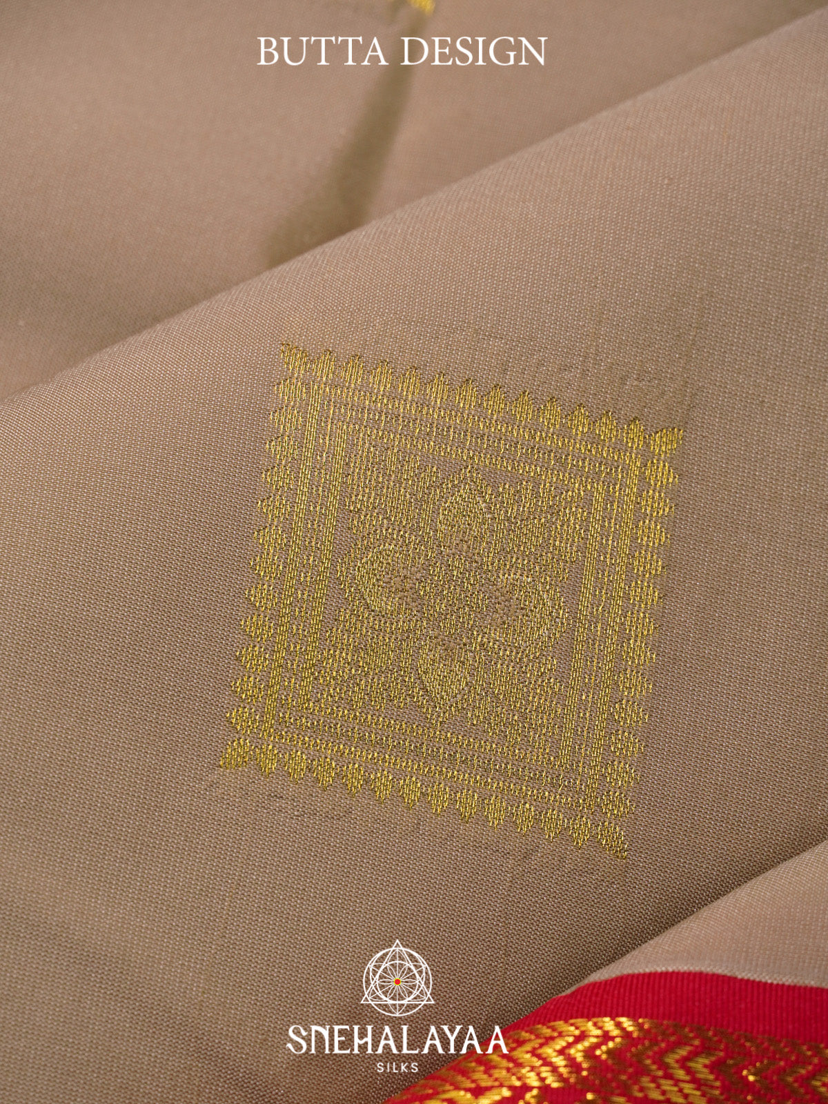 Beige Art Silk Saree