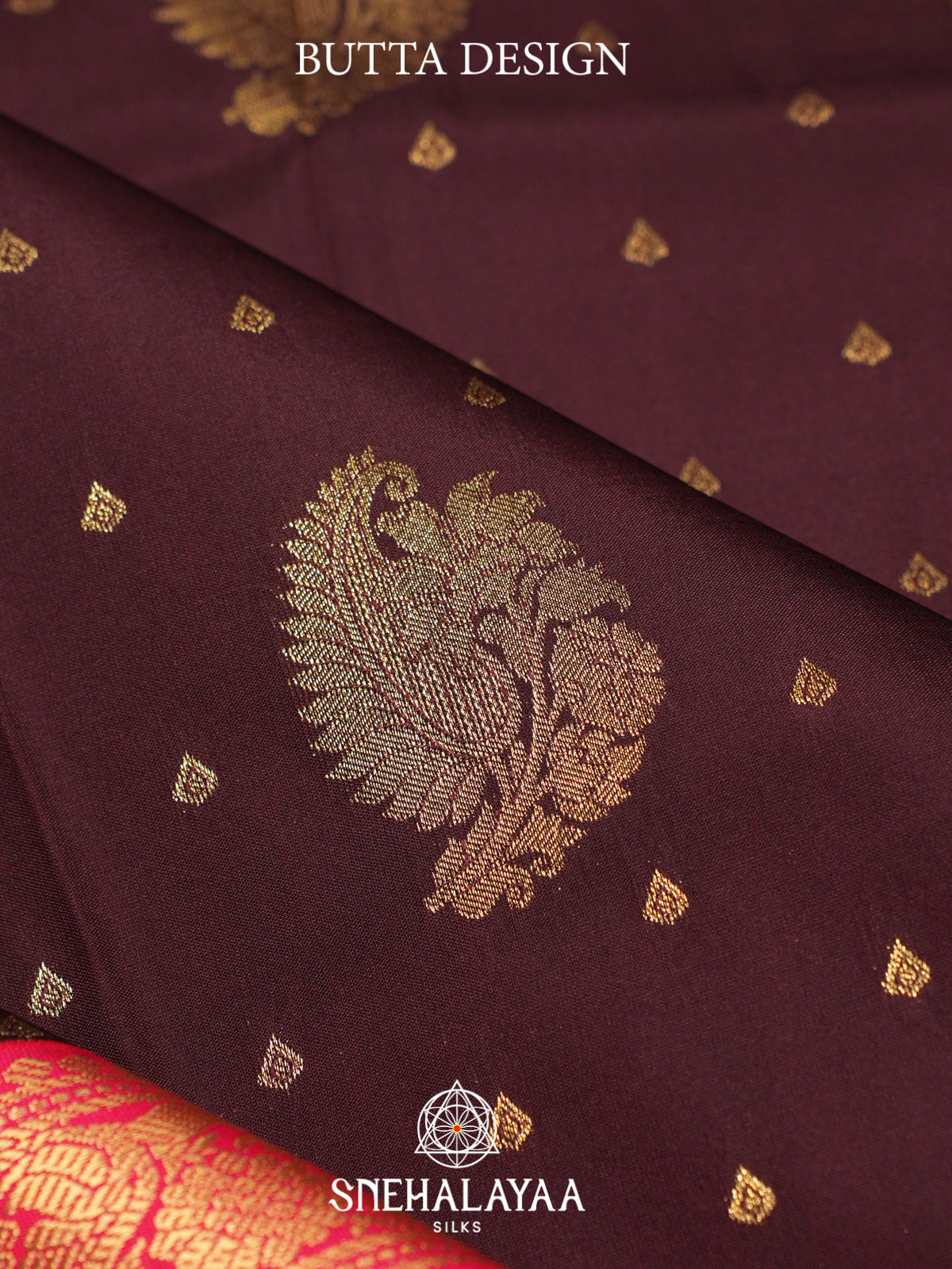 Coffee Brown Art Silk Saree