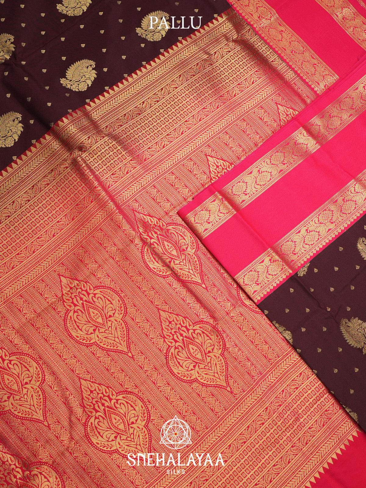 Coffee Brown Art Silk Saree