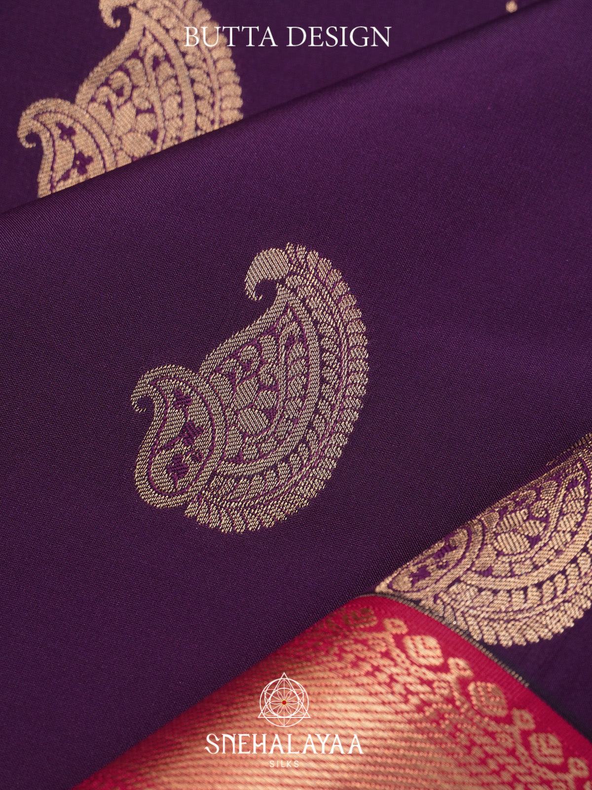 Magenta Purple Art Silk Saree