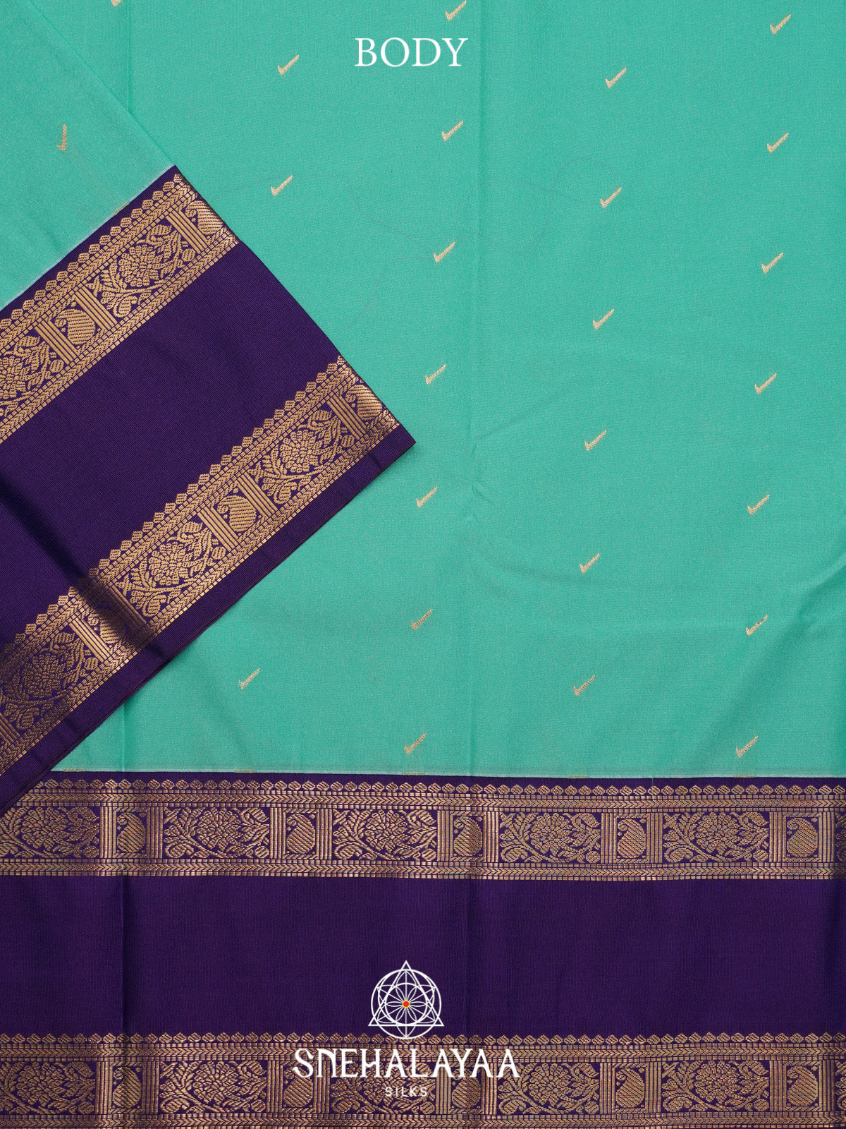 Teal Green Art Silk Saree