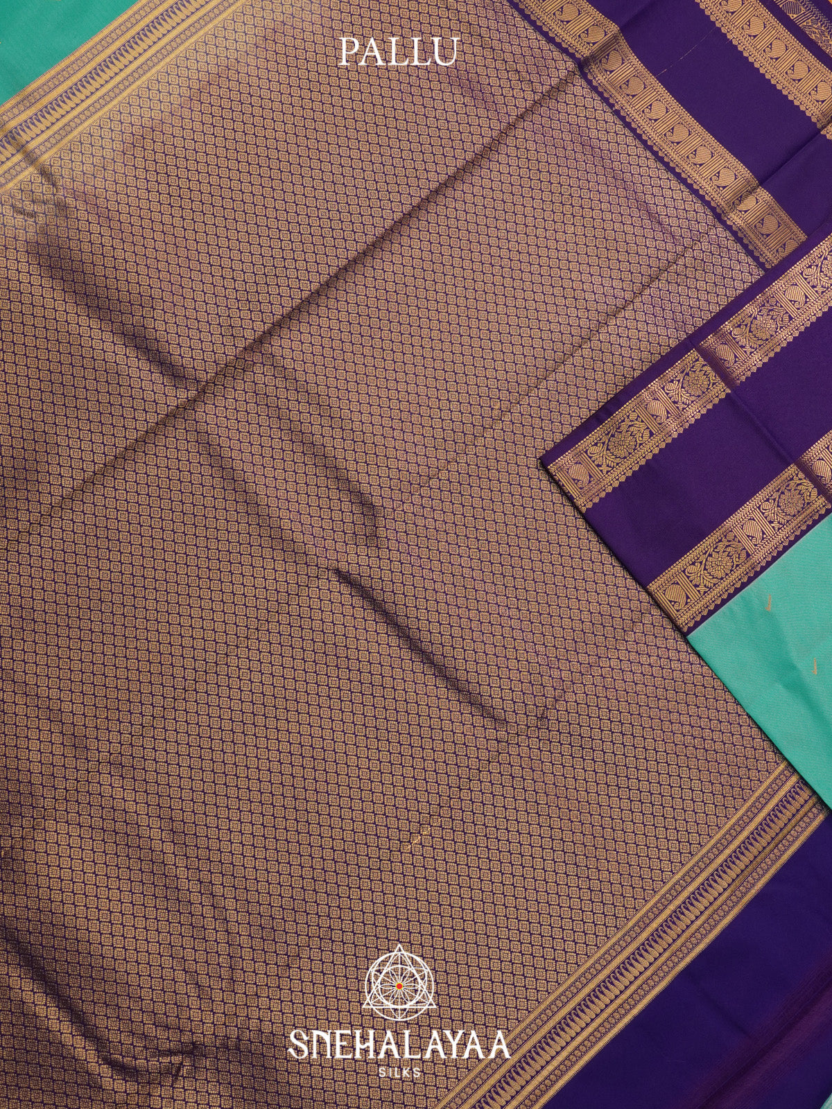 Teal Green Art Silk Saree